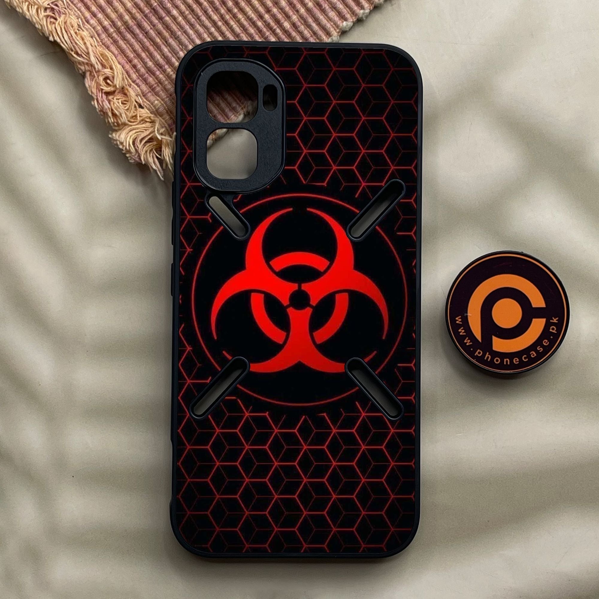 Infinix GT 50 Pro - Biohazard Design 8 - Premium Metal Printed Soft Bumper Shock Proof Case