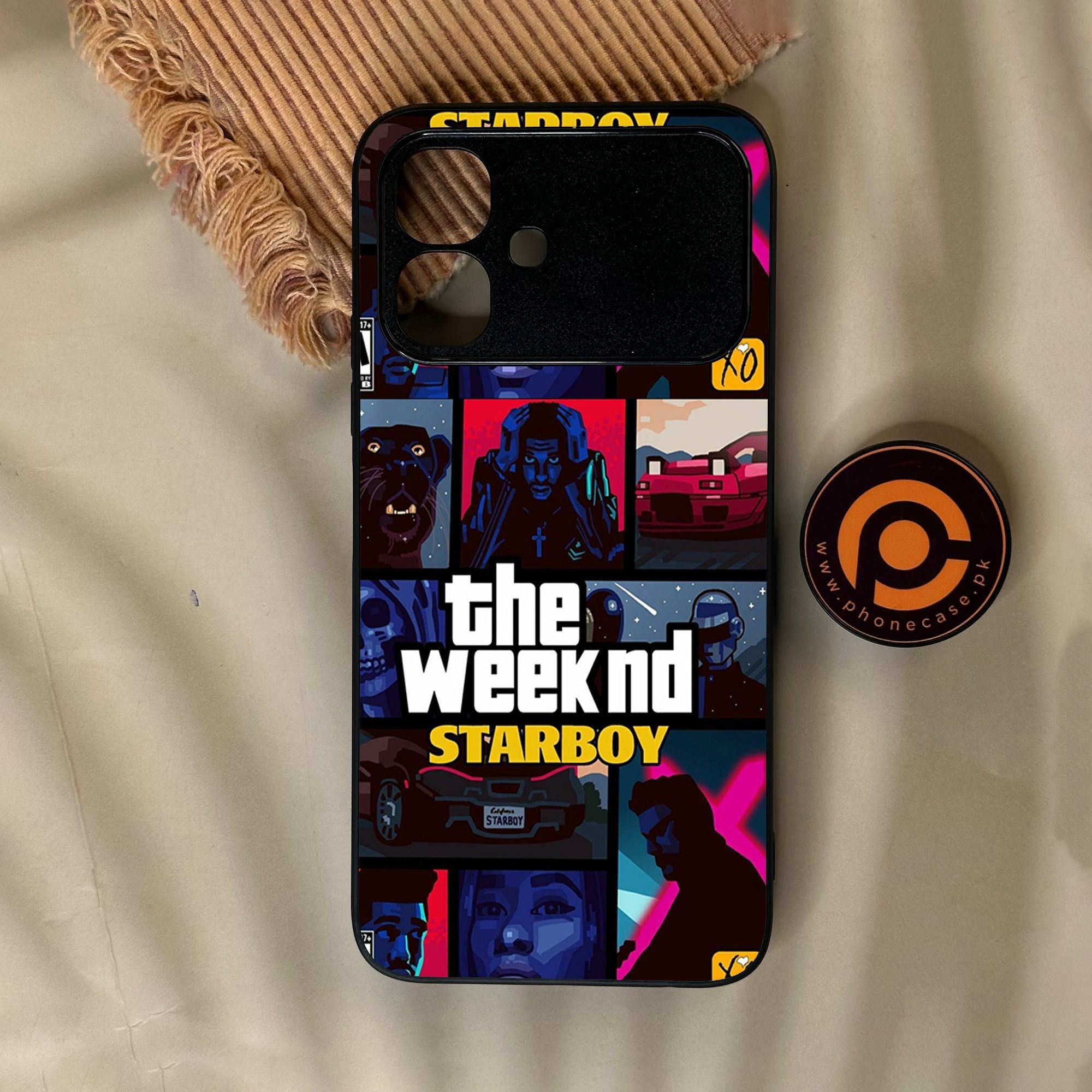 Infinix Smart 20 - The Weeknd Star Boy - Premium Metal Printed Soft Bumper Shock Proof Case