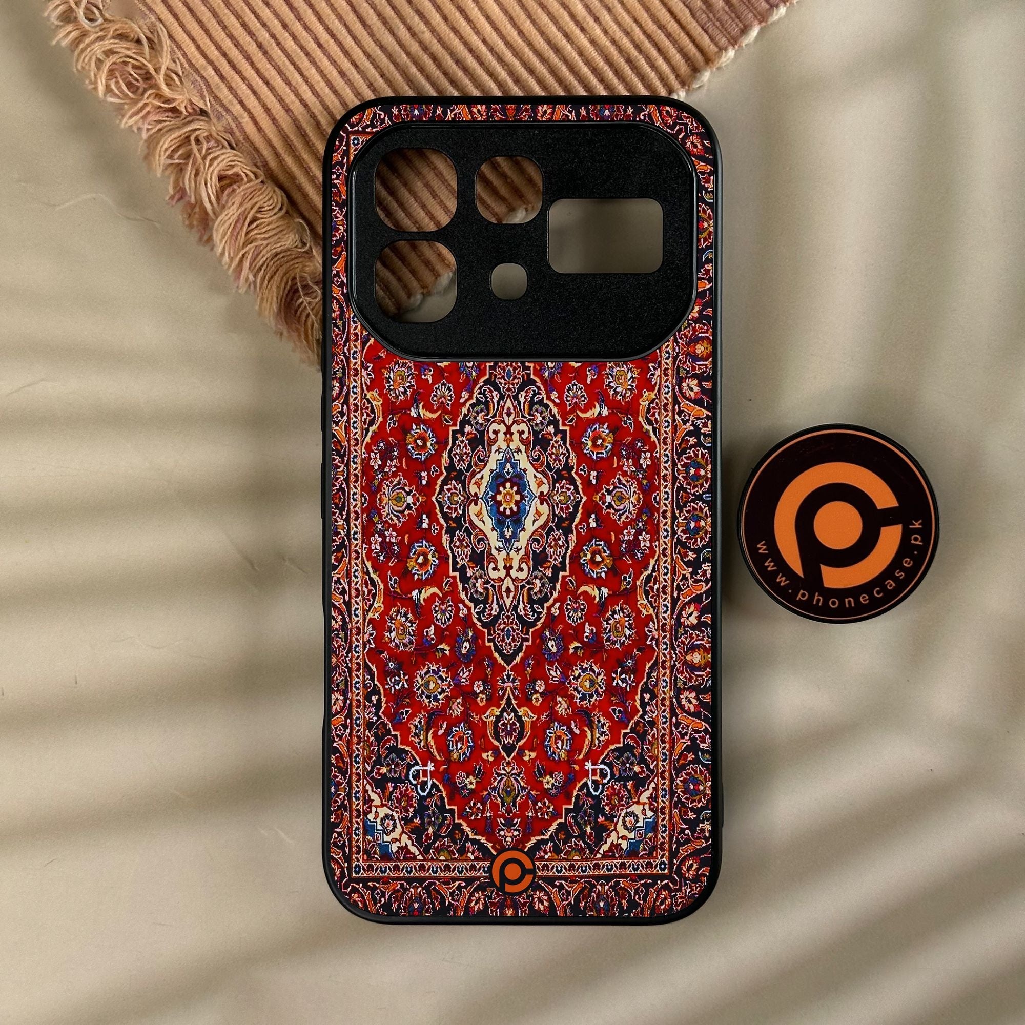 Infinix Note 60 - Persian Rug Design 2 - Premium Metal Printed Soft Bumper Shock Proof Case