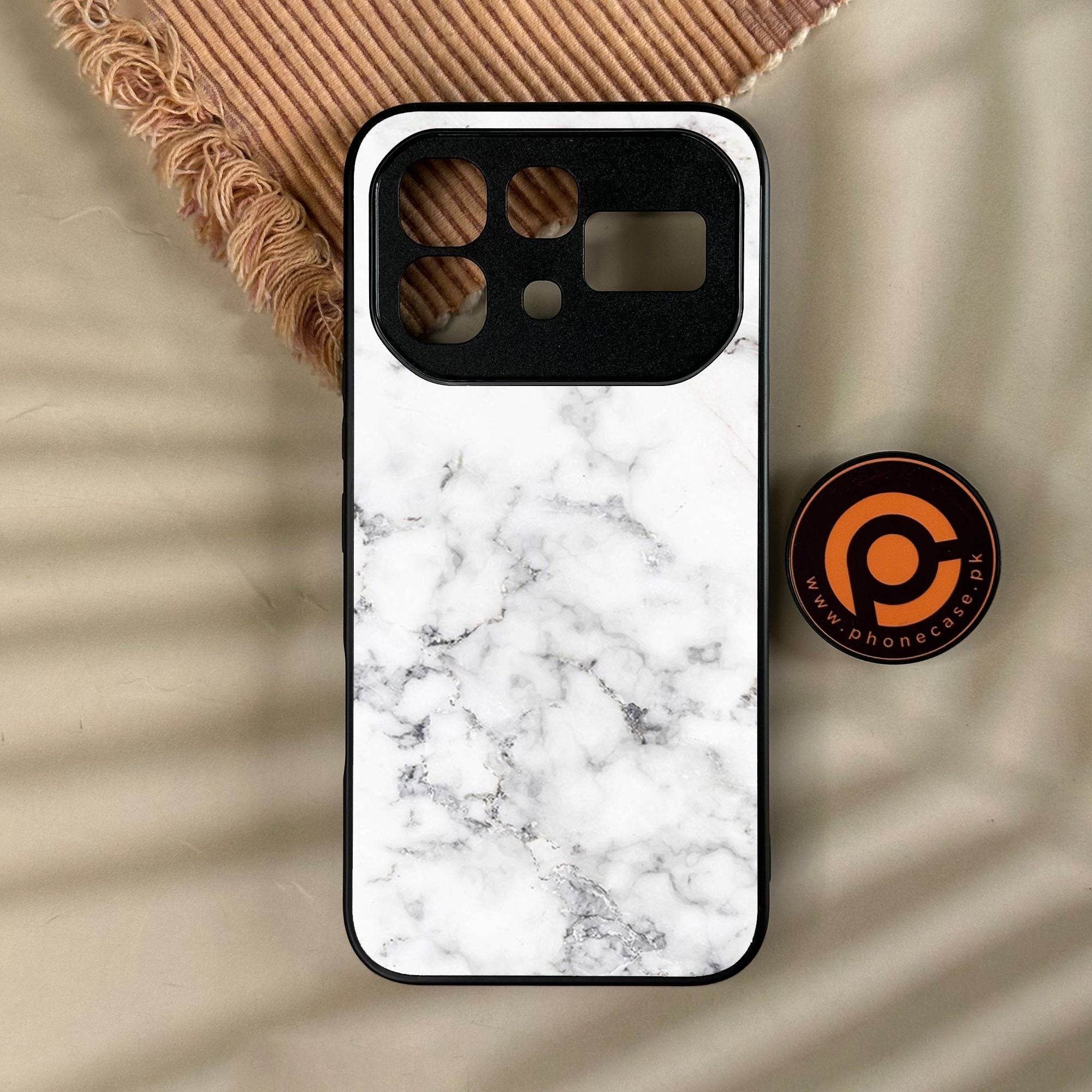 Infinix Note 60 - White Design 10 - Premium Metal Printed Soft Bumper Shock Proof Case