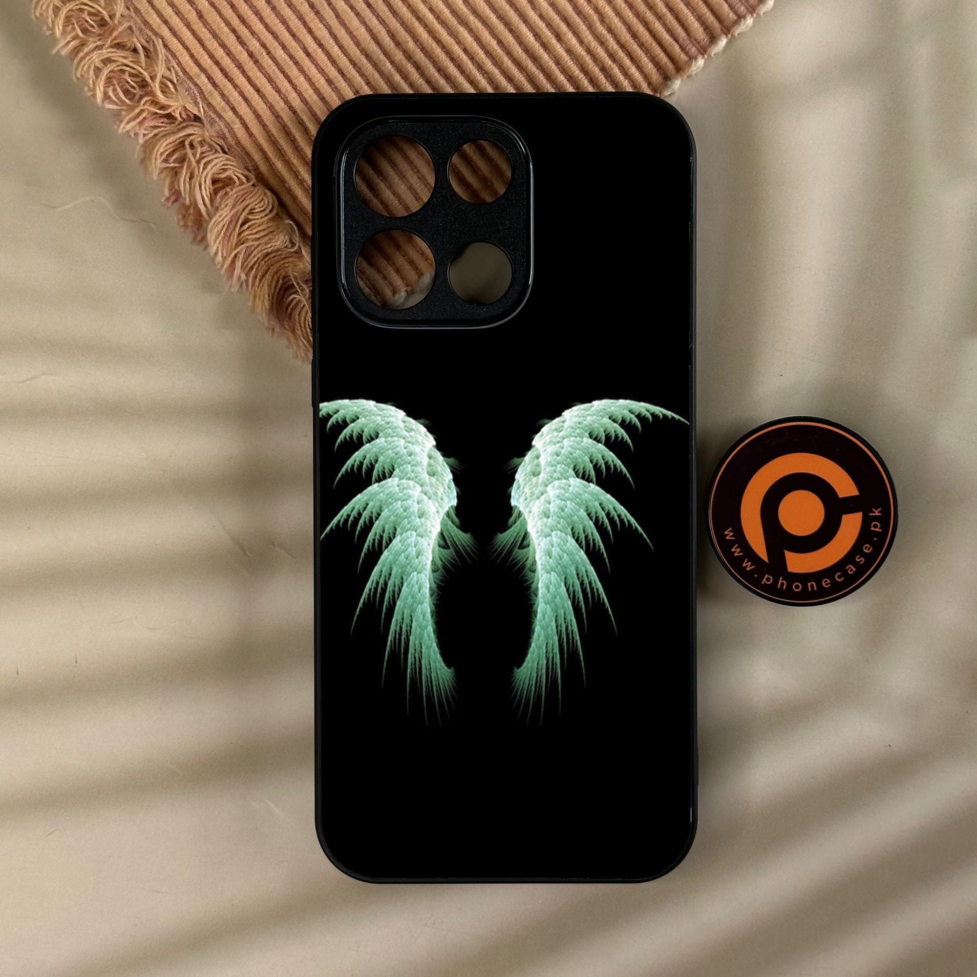 OnePlus Turbo 6 - Angel Wings Design 5 - Premium Metal Printed Soft Bumper Shock Proof Case