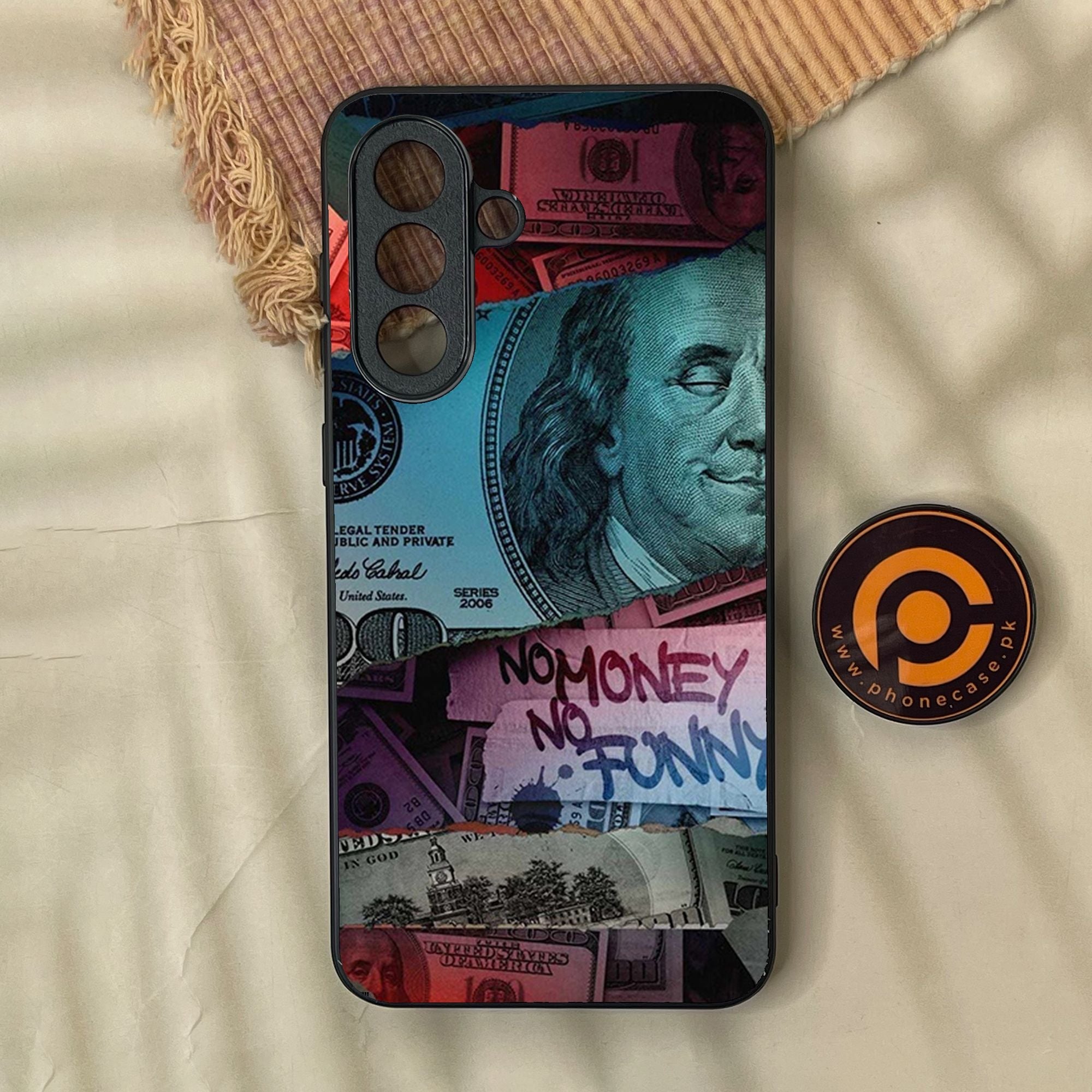 Samsung Galaxy A57 - Dollar Design 8 - Premium Metal Printed Soft Bumper Shock Proof Case