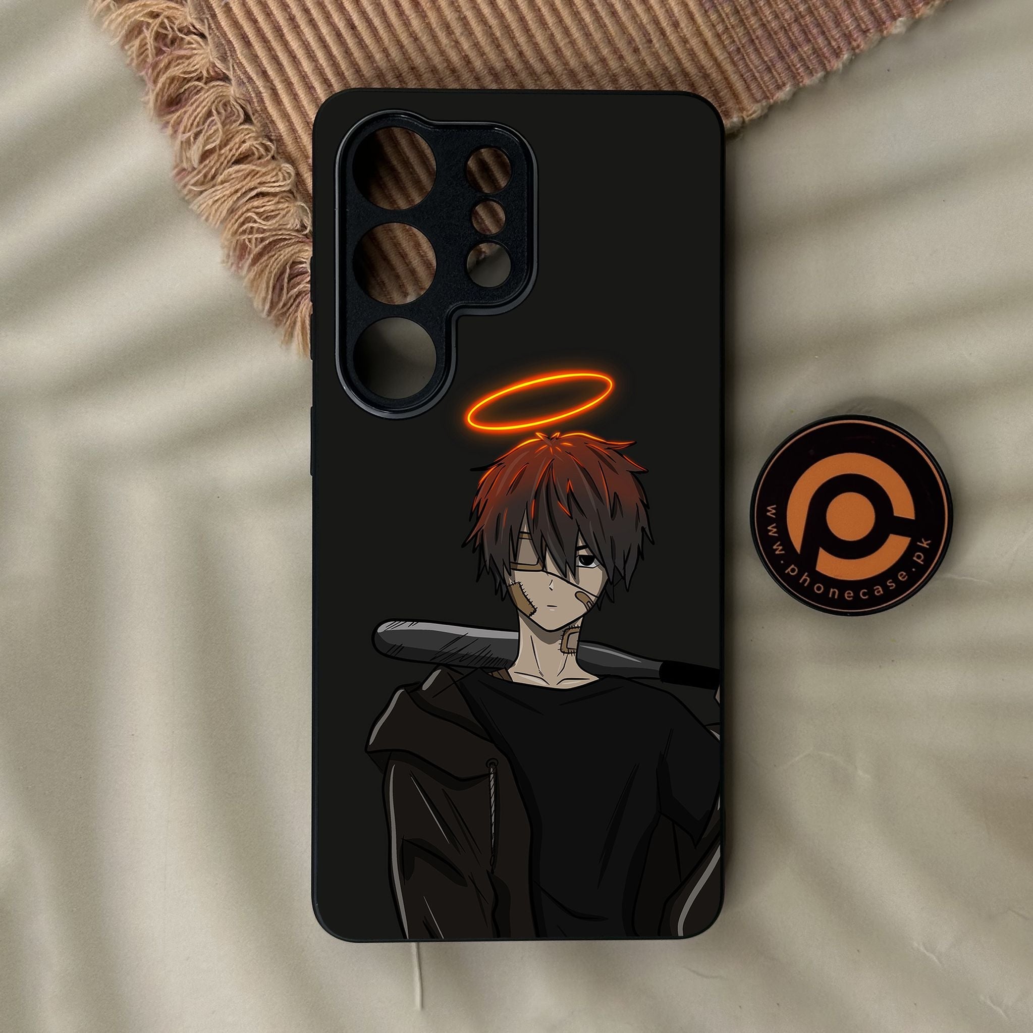 Galaxy S26 Ultra - Anime Series Design 6 - Premium Metal Printed Soft Bumper Shock Proof Case