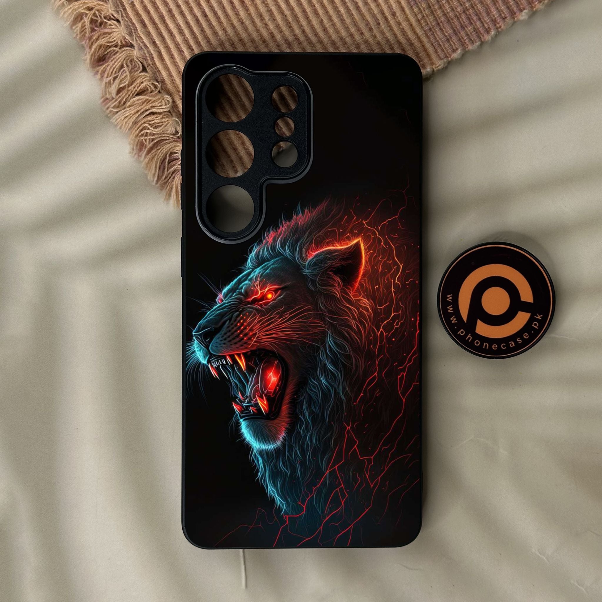 Galaxy S26 Ultra - Tiger 2.0 Design 6 - Premium Metal Printed Soft Bumper Shock Proof Case