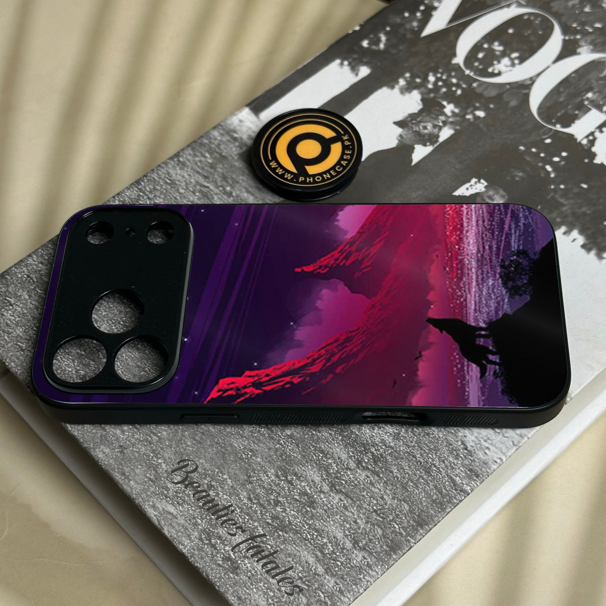 Iphone 18 Pro Max - Wolf Design 7 - Premium Metal Printed Soft Bumper Shock Proof Case