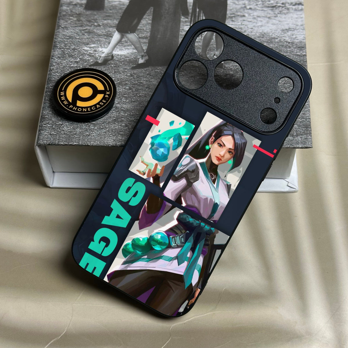 Iphone 18 Pro - Battle-ready Design 1 - Premium Metal Printed Soft Bumper Shock Proof Case