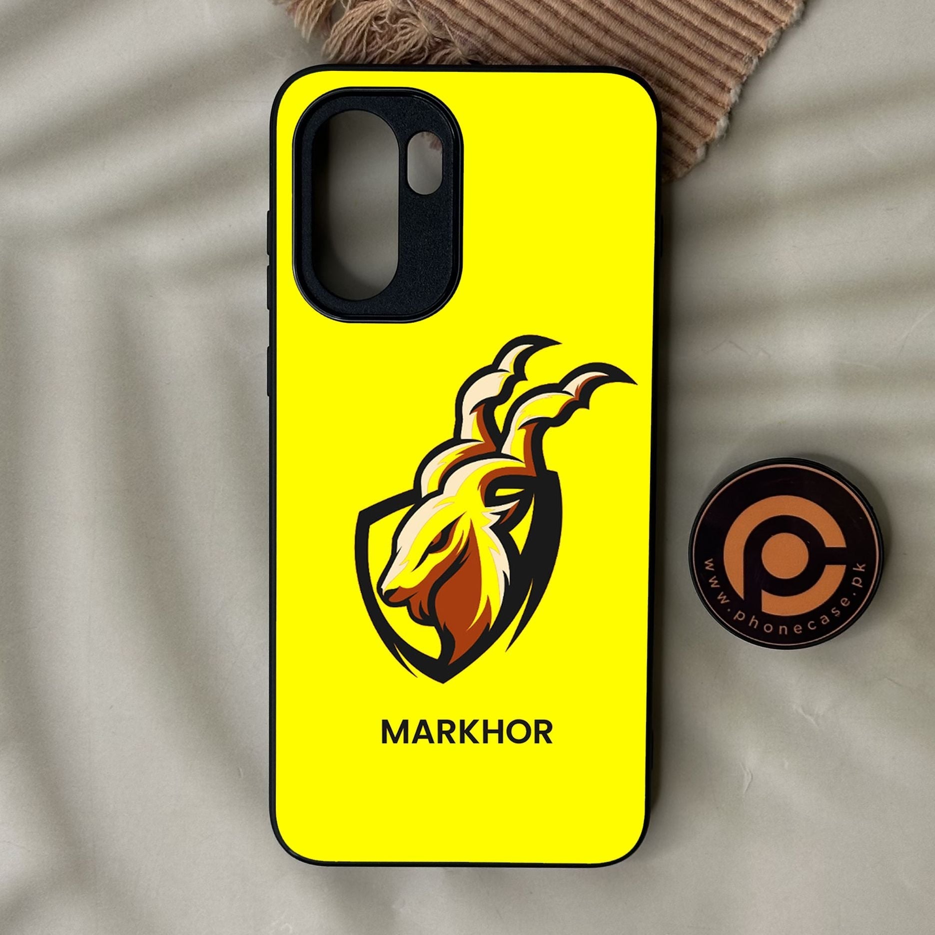 OnePlus 15R - Markhor Design 8 - Premium Metal Printed Soft Bumper Shock Proof Case