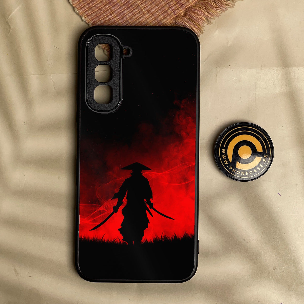 Infinix Hot 70 - Ninja Design 1 - Premium Metal Printed Soft Bumper Shock Proof Case