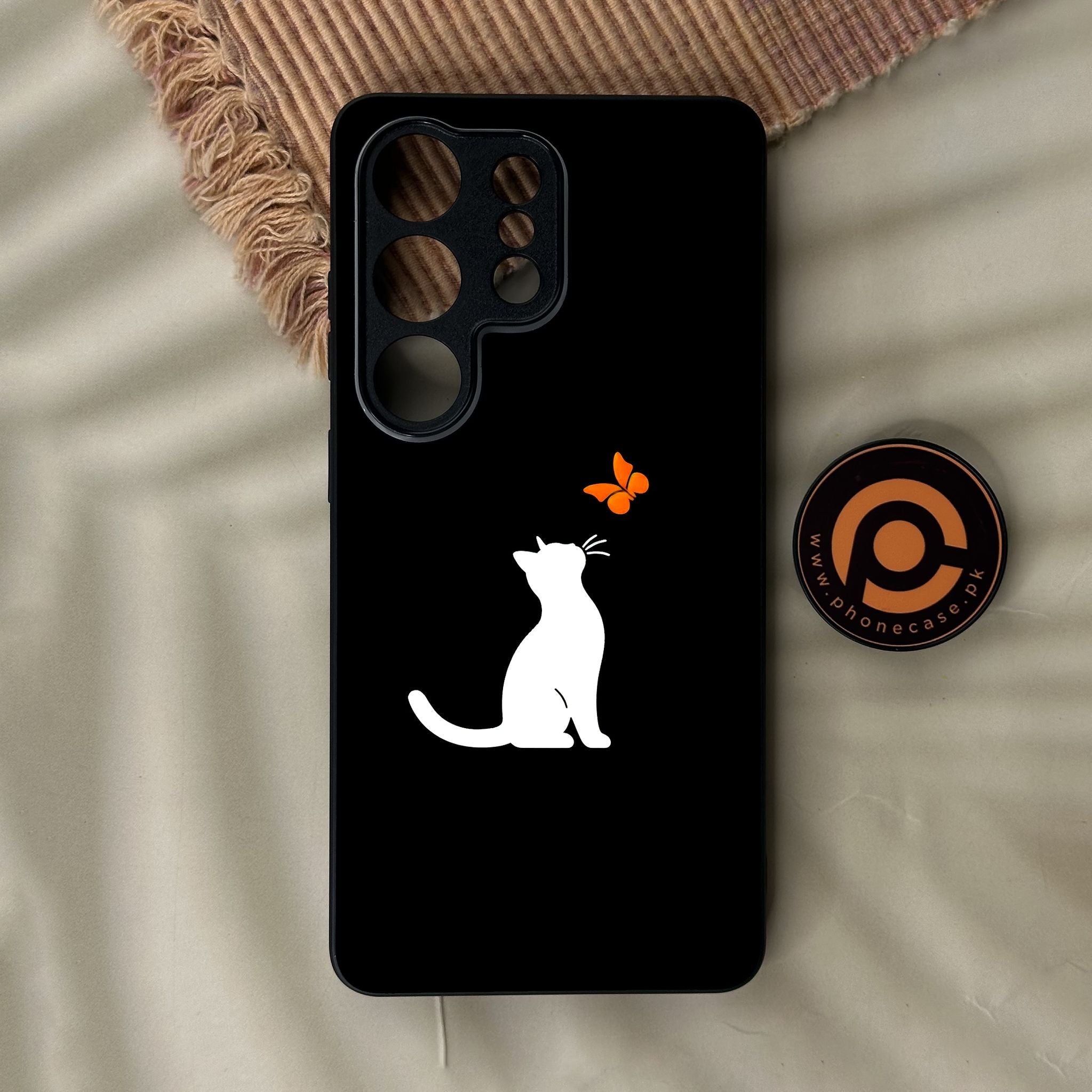 Galaxy S26 Ultra - Minimalistic Design 10 - Premium Metal Printed Soft Bumper Shock Proof Case