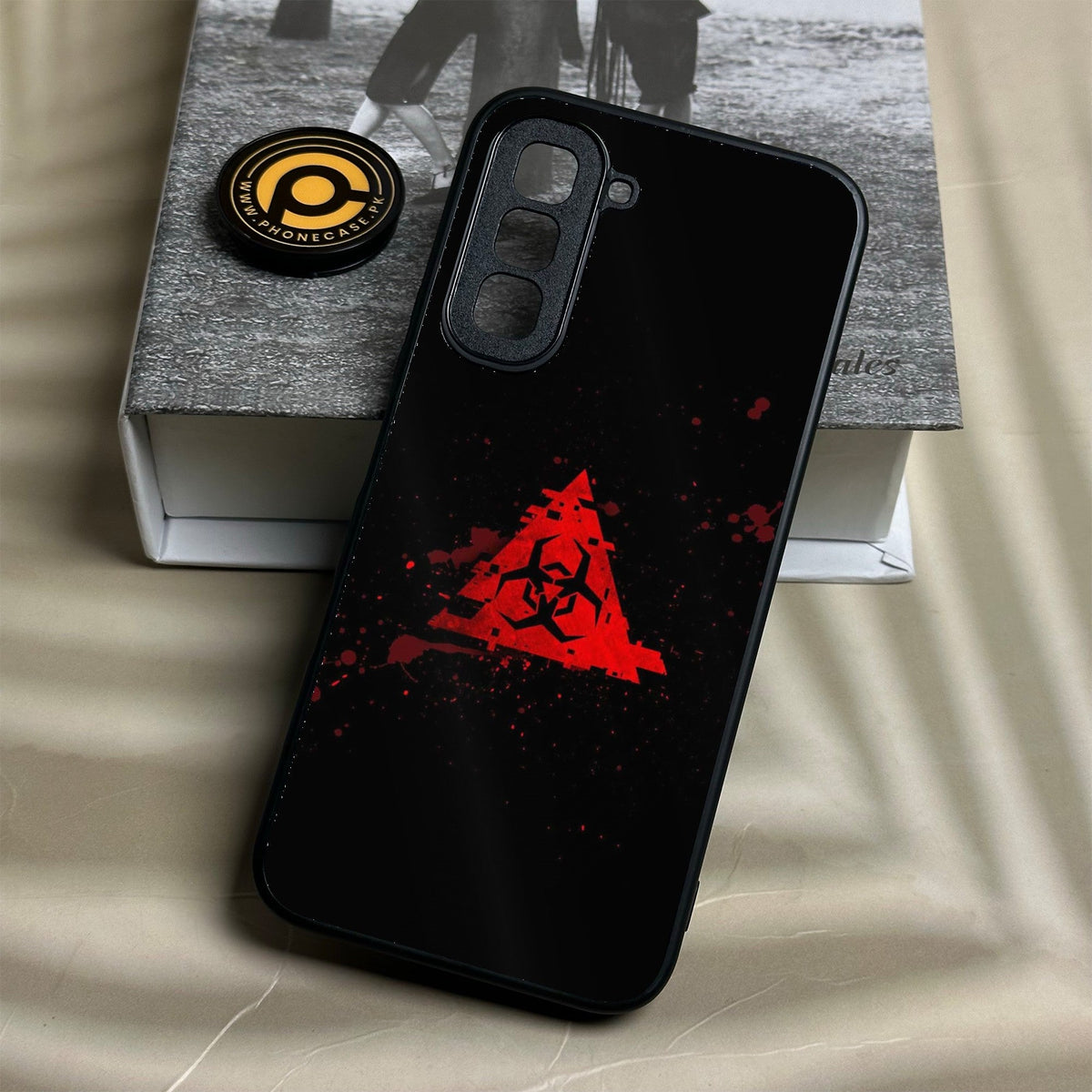 Infinix Hot 70 - Biohazard Design 4 - Premium Metal Printed Soft Bumper Shock Proof Case