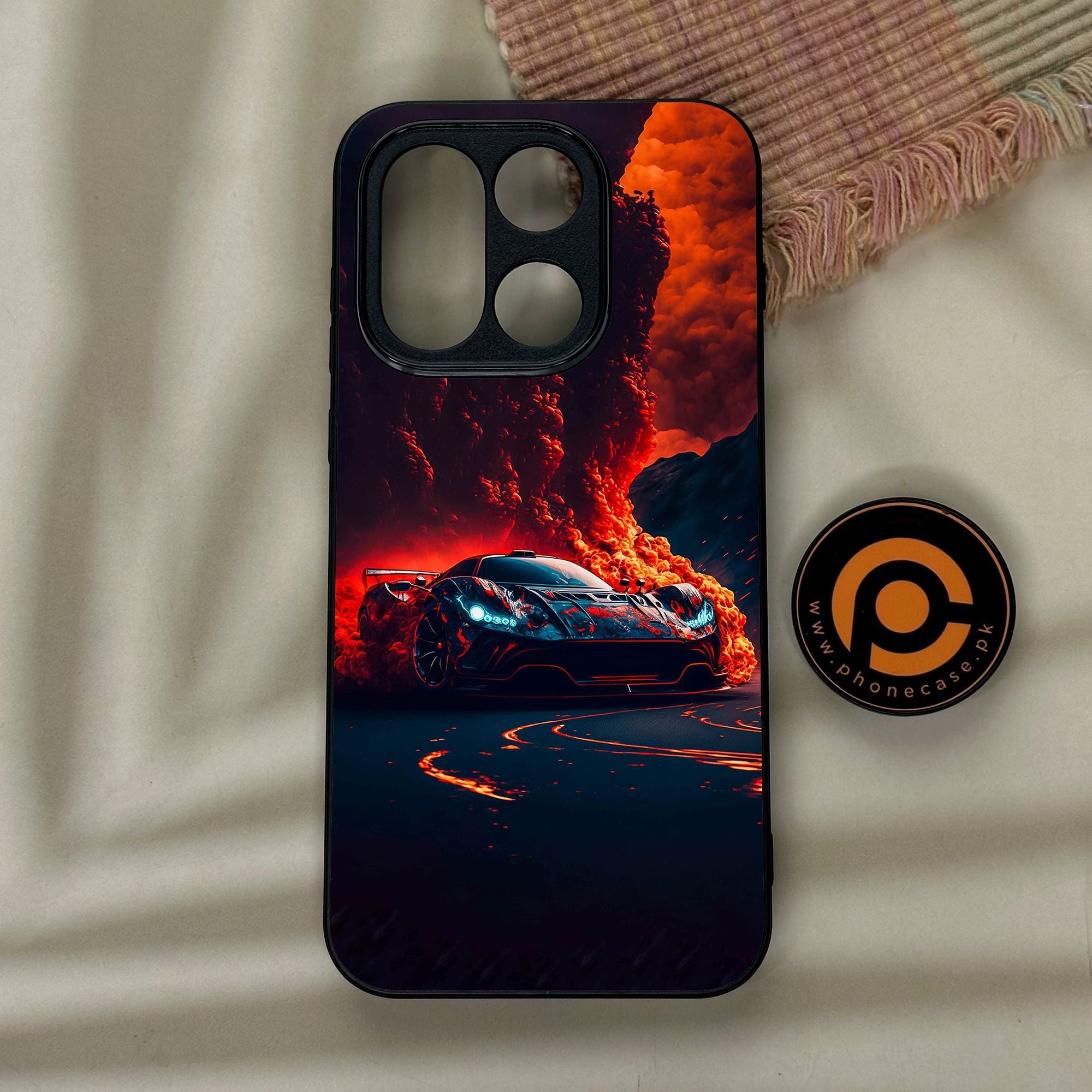 OnePlus 15 - Racing Design 6 - Premium Metal Printed Soft Bumper Shock Proof Case