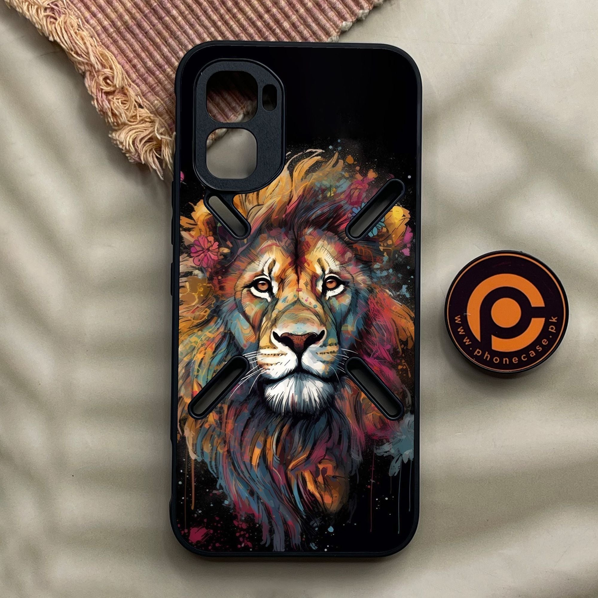 Infinix GT 50 Pro - Tiger 2.0 Design 10 - Premium Metal Printed Soft Bumper Shock Proof Case
