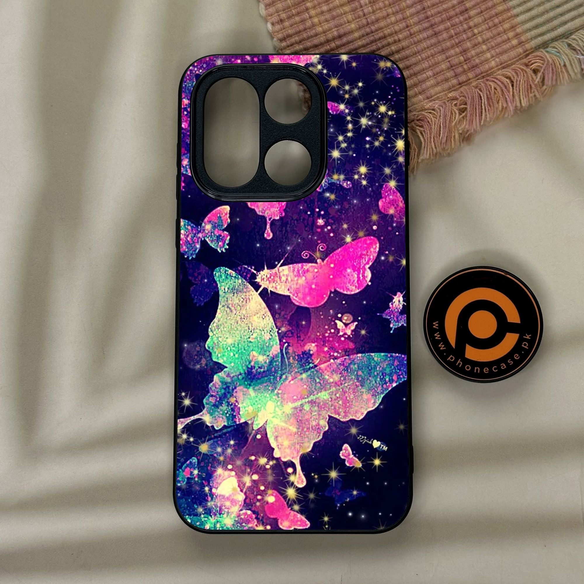 OnePlus 15 - Butterflies Design 9 - Premium Metal Printed Soft Bumper Shock Proof Case