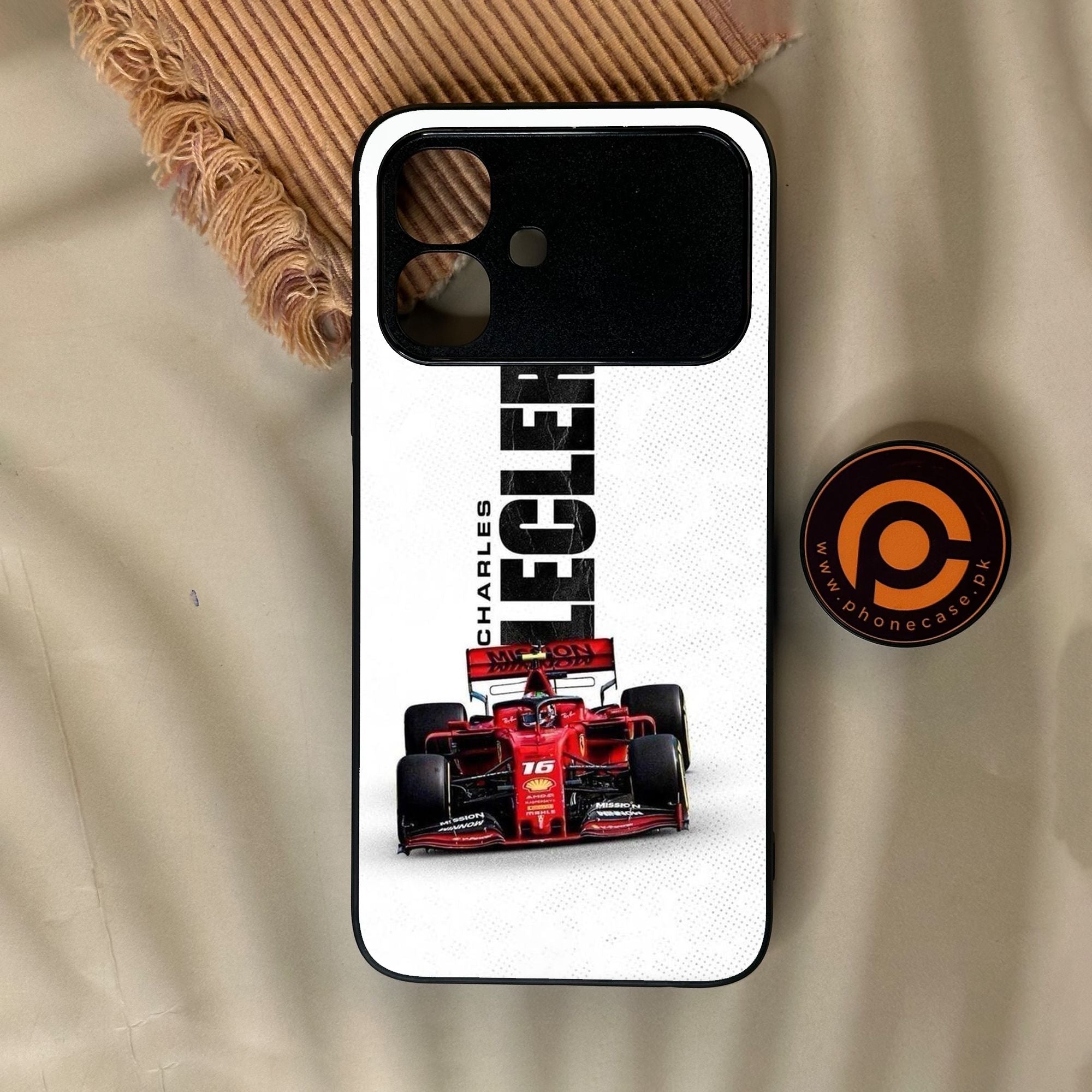 Infinix Smart 20 - Formula 1 Design 9 - Premium Metal Printed Soft Bumper Shock Proof Case