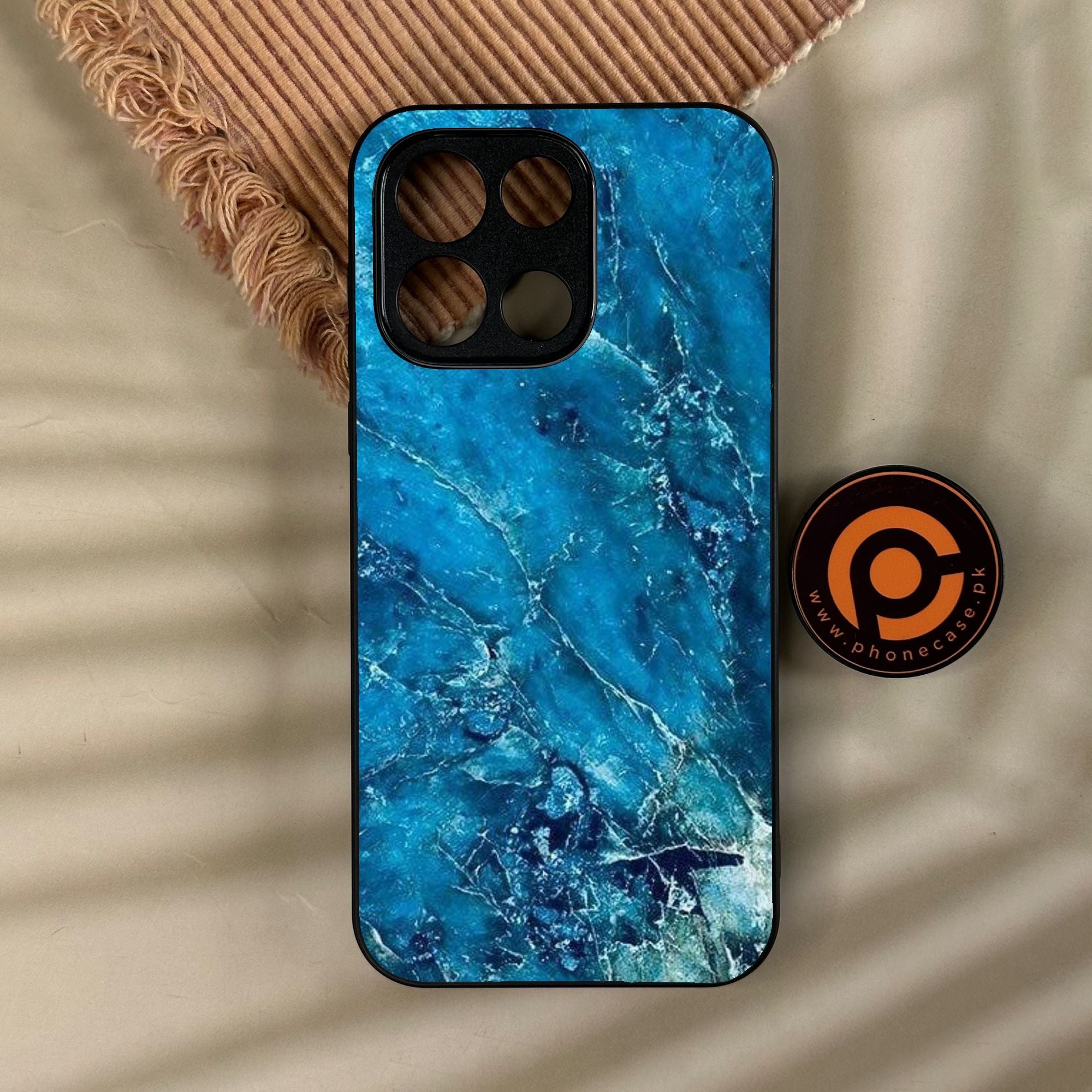 OnePlus Turbo 6 - Blue 2.0 Design 3 - Premium Metal Printed Soft Bumper Shock Proof Case