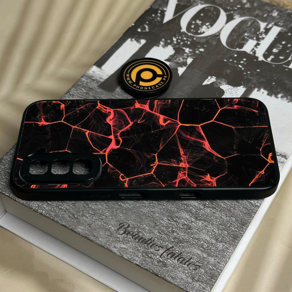 Infinix Hot 70 - Black Marble Design 8 - Premium Metal Printed Soft Bumper Shock Proof Case