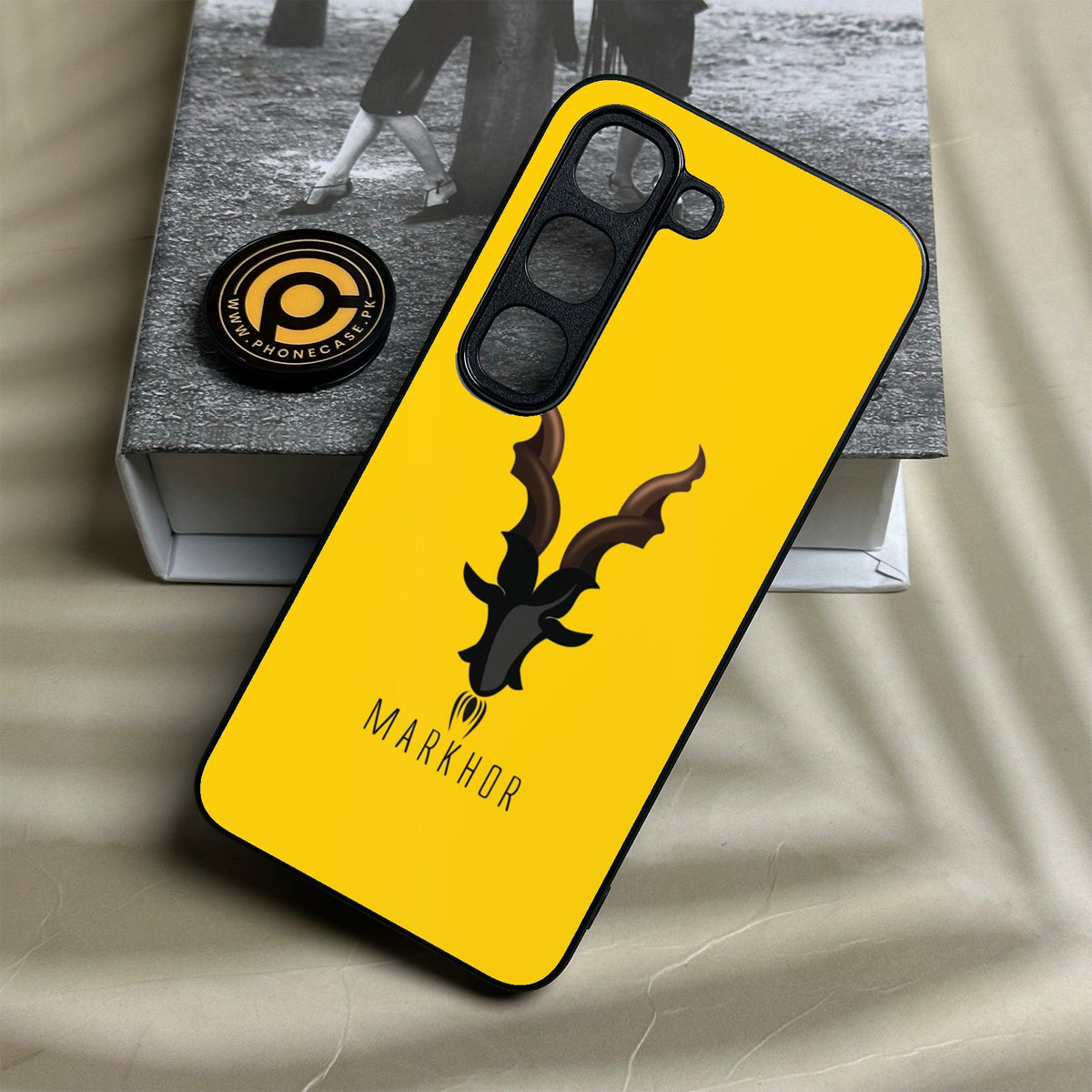 Infinix Hot 70 Pro - Markhor Design 1 - Premium Metal Printed Soft Bumper Shock Proof Case
