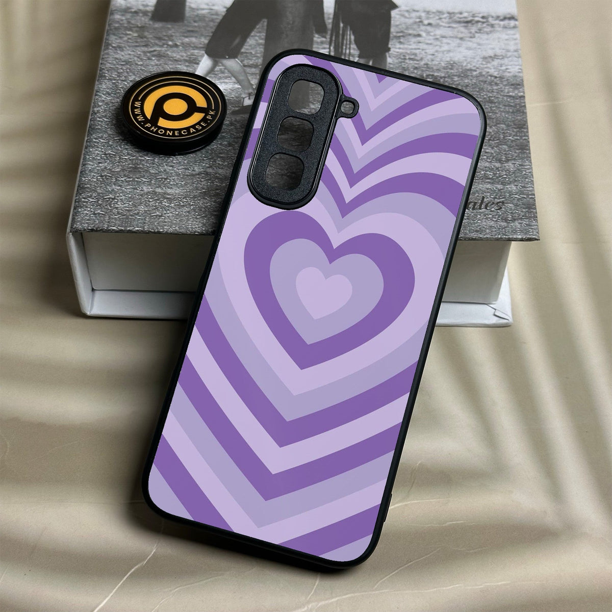 Infinix Hot 70 - Heartbeat Design 8 - Premium Metal Printed Soft Bumper Shock Proof Case