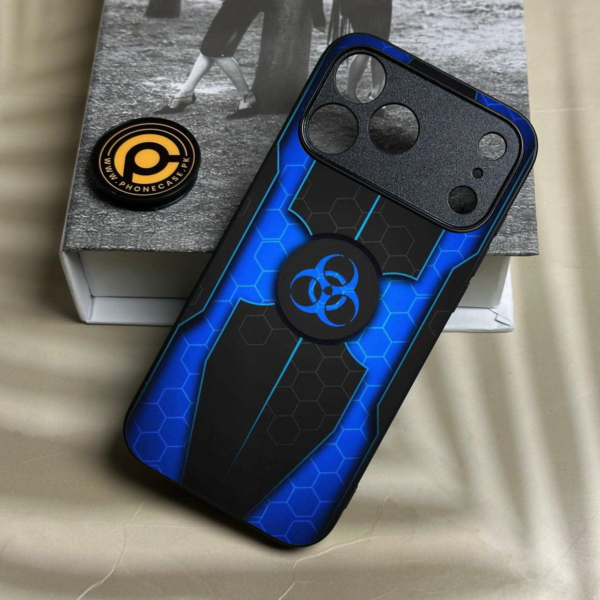 Iphone 18 Pro - Biohazard Design 1 - Premium Metal Printed Soft Bumper Shock Proof Case