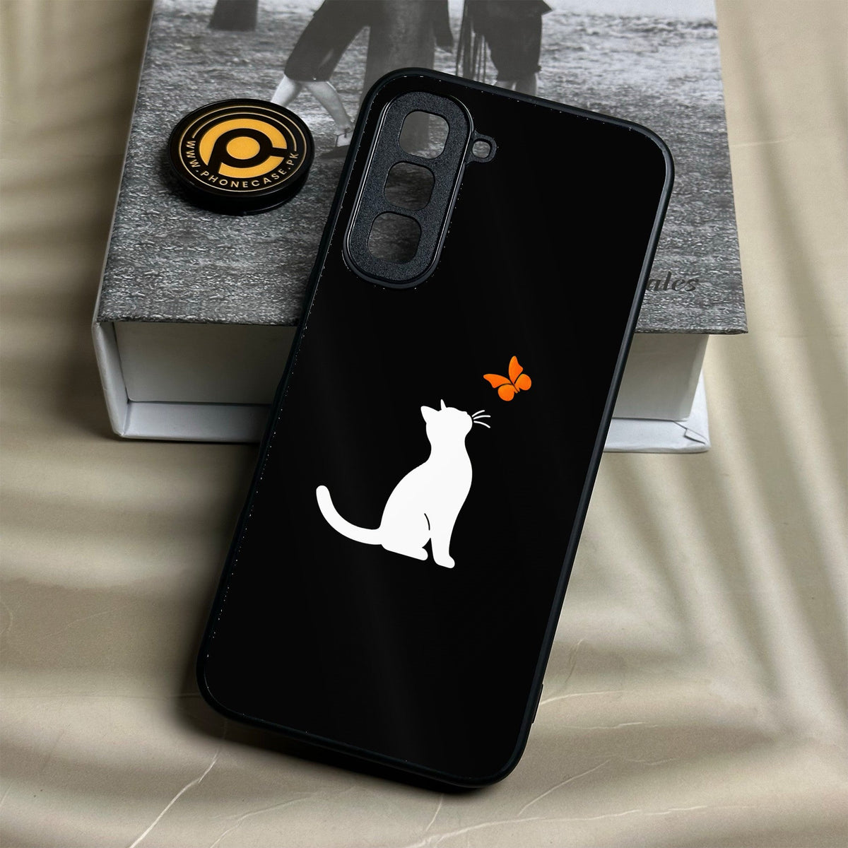 Infinix Hot 70 - Minimalistic Design 10 - Premium Metal Printed Soft Bumper Shock Proof Case