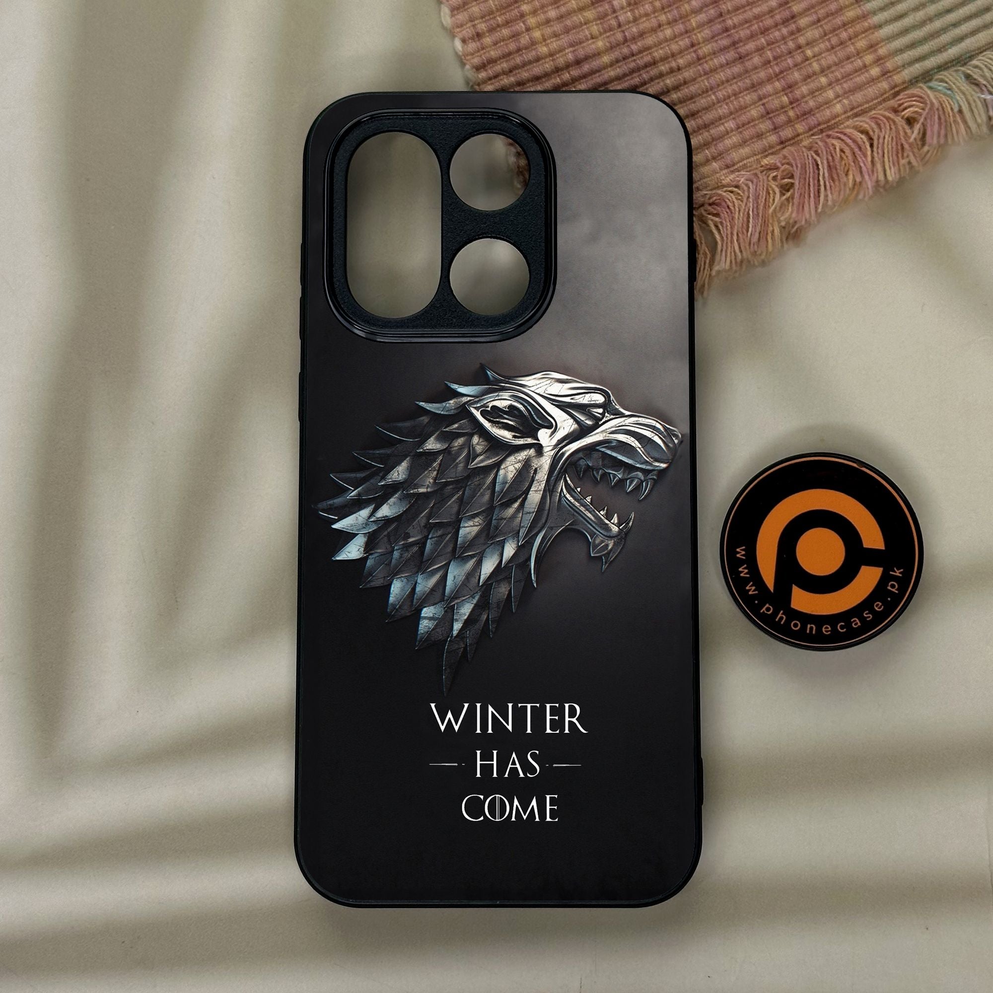 OnePlus 15 - Winter Has Come Got - Premium Metal Printed Soft Bumper Shock Proof Case