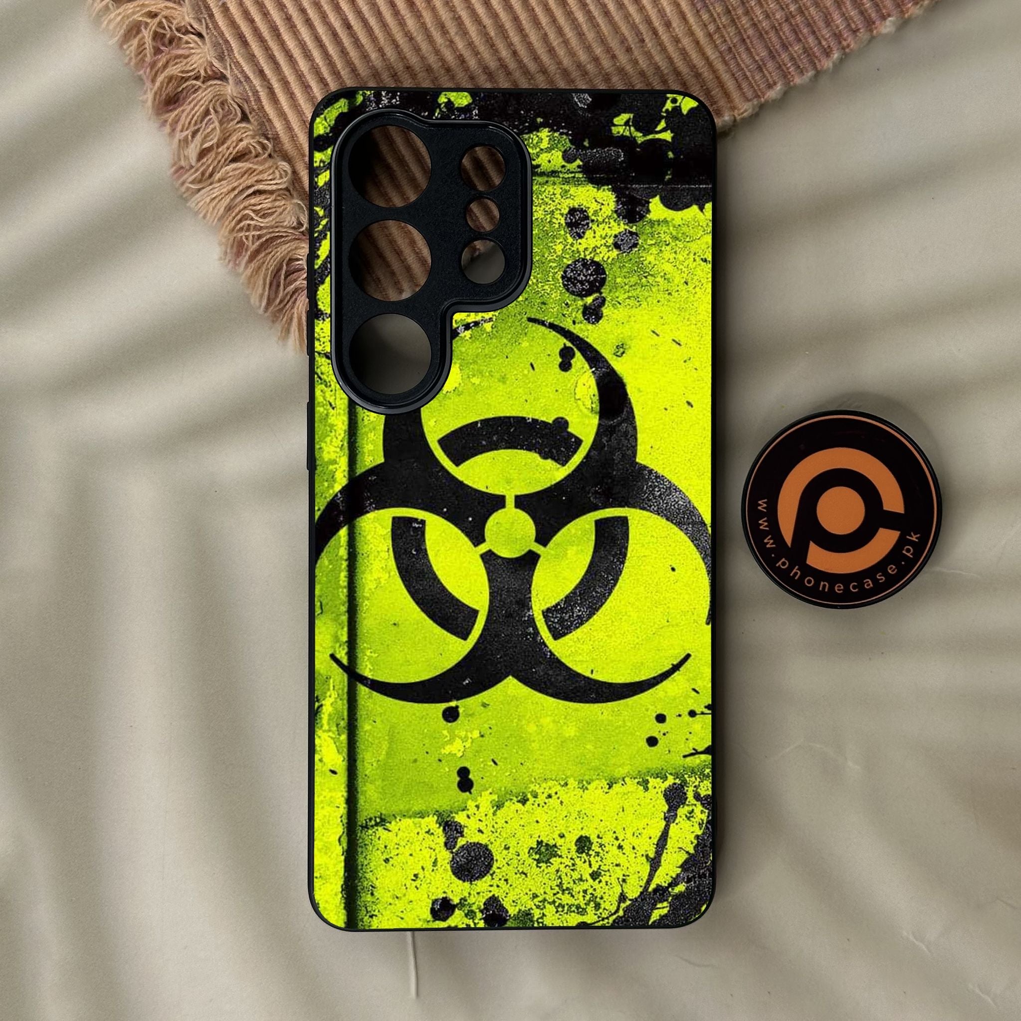 Galaxy S26 Ultra - Biohazard Design 9 - Premium Metal Printed Soft Bumper Shock Proof Case