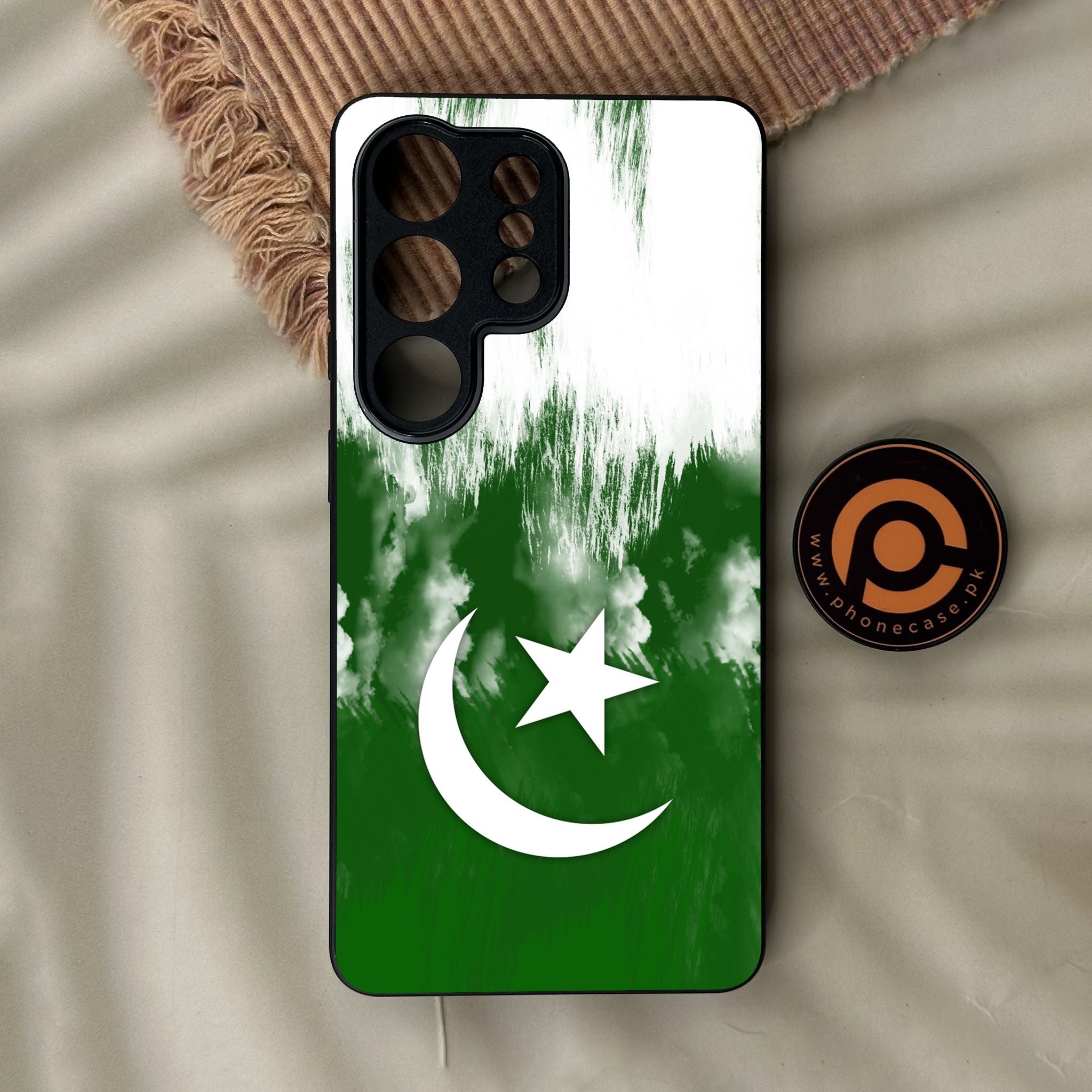 Galaxy S26 Ultra - Pakistani Flag Design 9 - Premium Metal Printed Soft Bumper Shock Proof Case