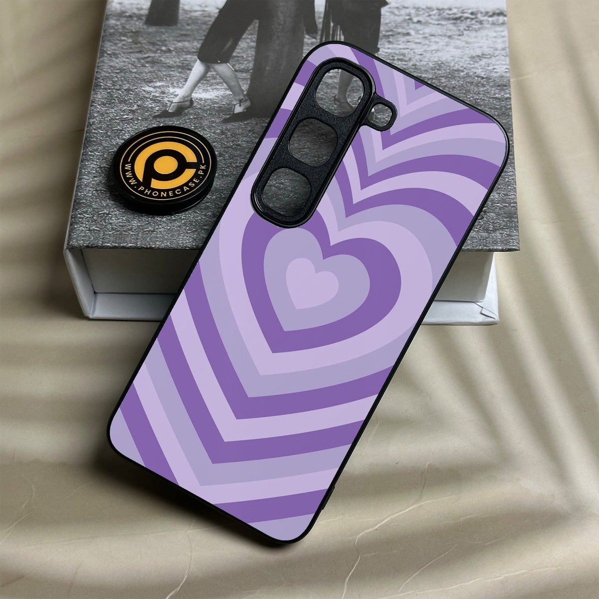 Infinix Hot 70 Pro - Heartbeat Design 8 - Premium Metal Printed Soft Bumper Shock Proof Case