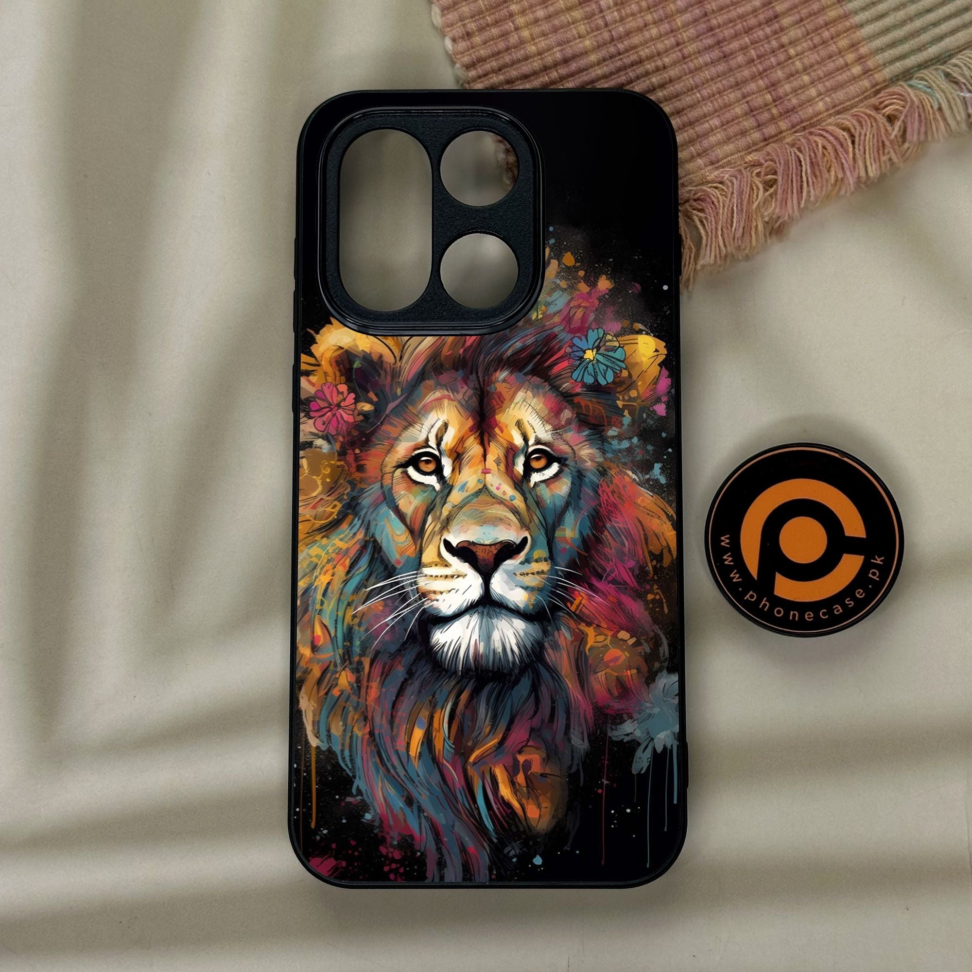 OnePlus 15 - Tiger 2.0 Design 10 - Premium Metal Printed Soft Bumper Shock Proof Case