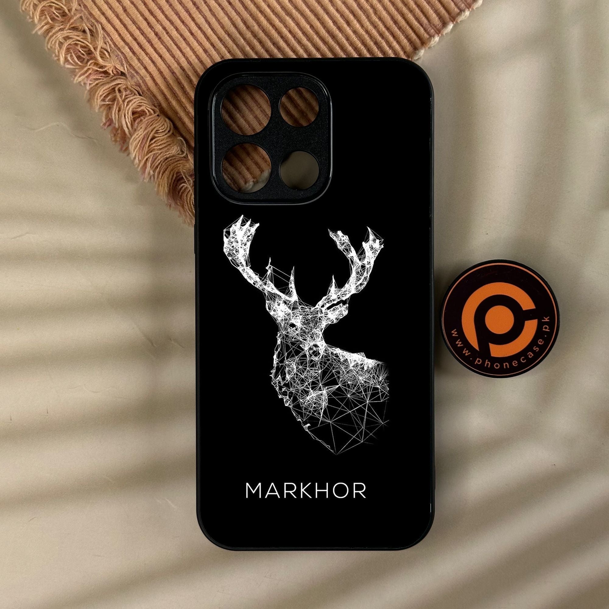 OnePlus Turbo 6 - Markhor Design 4 - Premium Metal Printed Soft Bumper Shock Proof Case