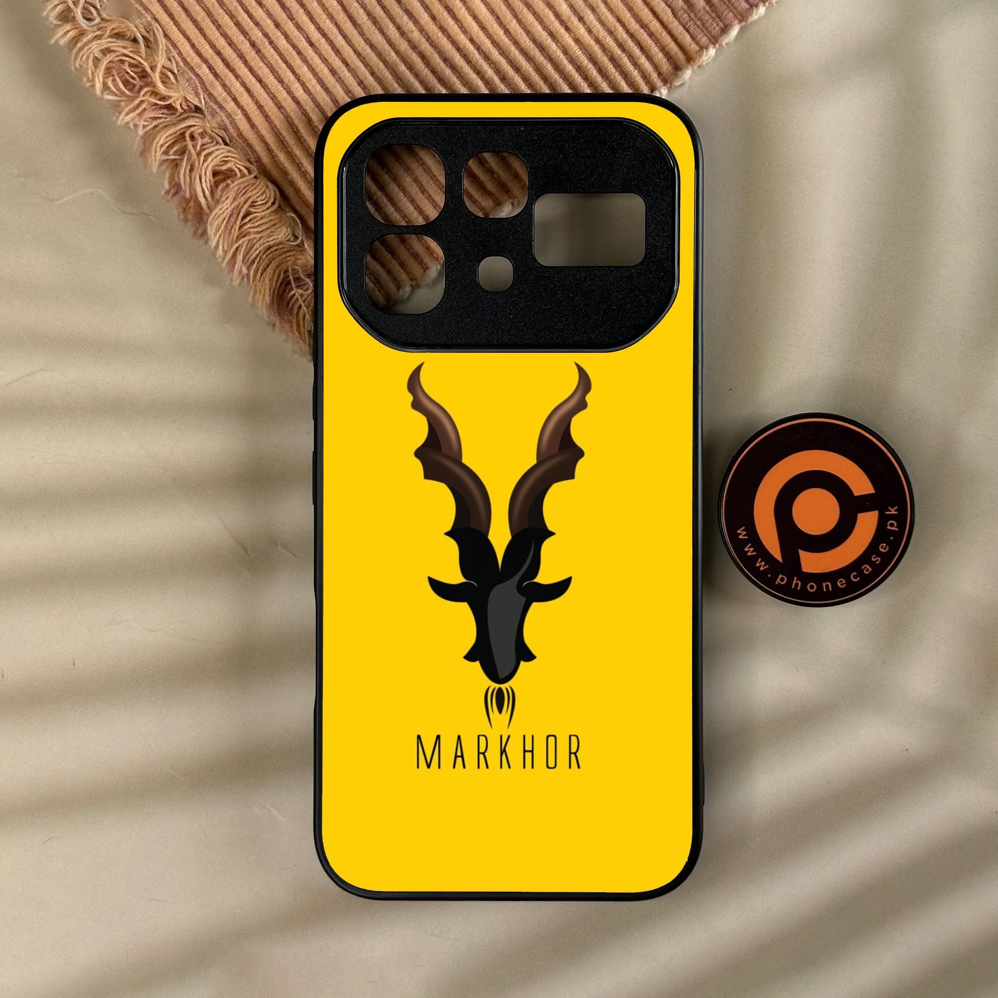 Infinix Note 60 - Markhor Design 1 - Premium Metal Printed Soft Bumper Shock Proof Case CS-45551