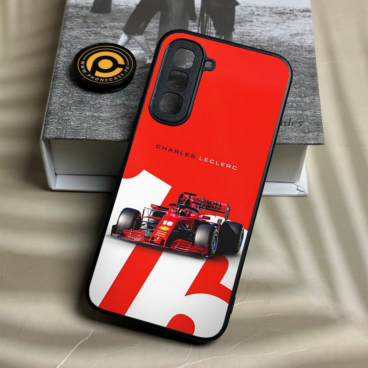 Infinix Hot 70 - Formula 1 Design 10 - Premium Metal Printed Soft Bumper Shock Proof Case