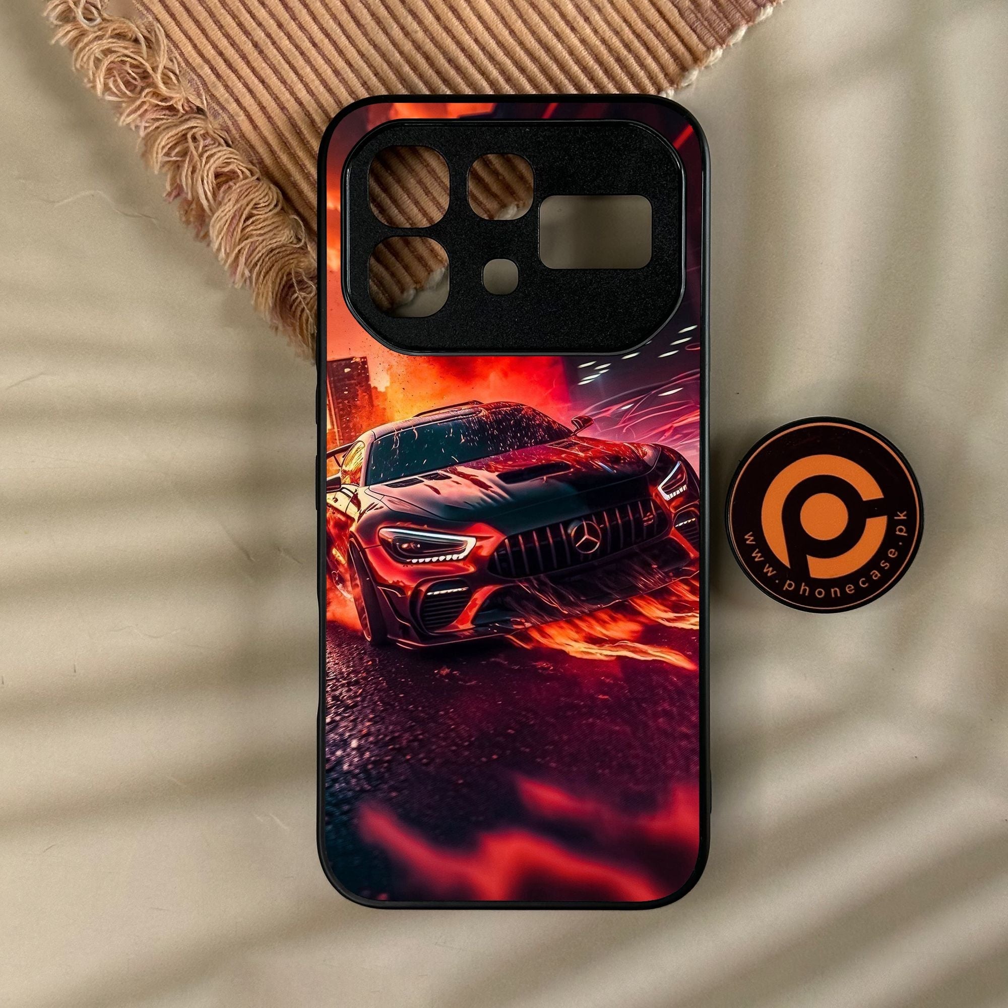 Infinix Note 60 - Racing Series 2.0 Design 8 - Premium Metal Printed Soft Bumper Shock Proof Case