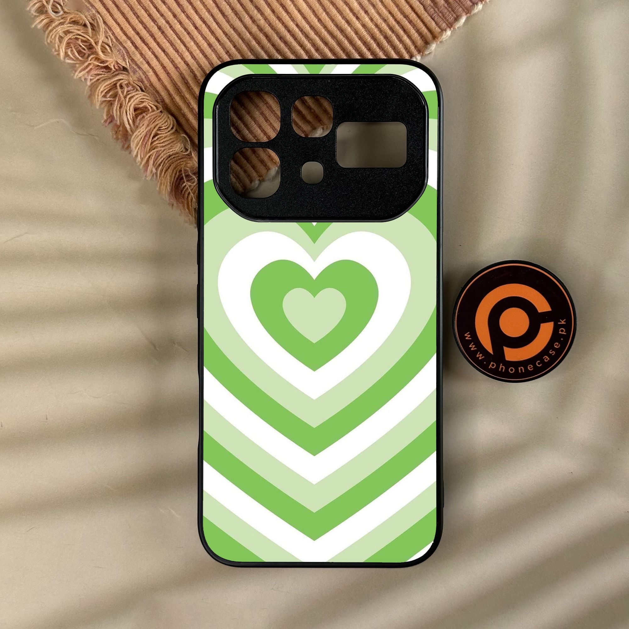 Infinix Note 60 - Heartbeat Design 10 - Premium Metal Printed Soft Bumper Shock Proof Case