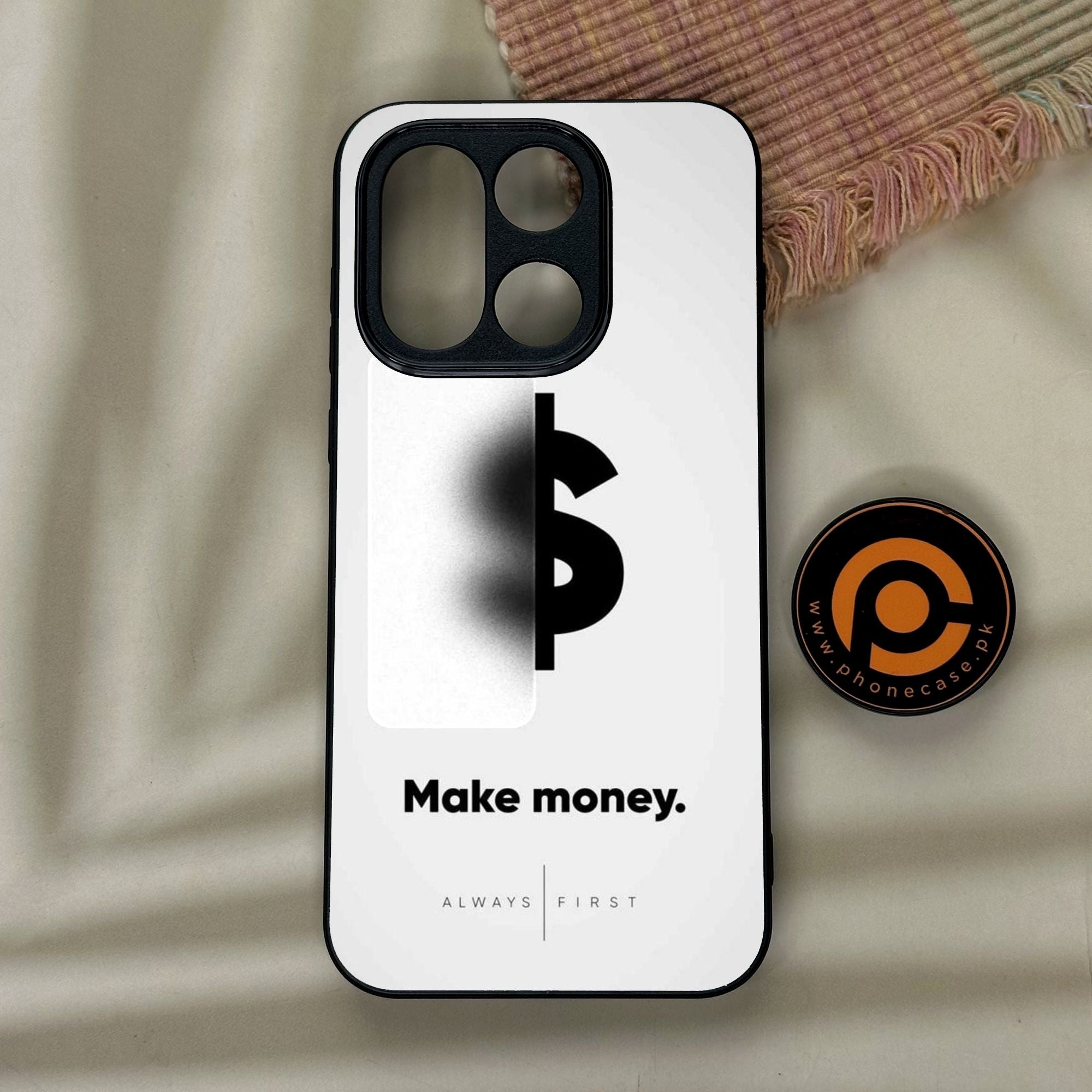 OnePlus 15 - Dollar Design 9 - Premium Metal Printed Soft Bumper Shock Proof Case