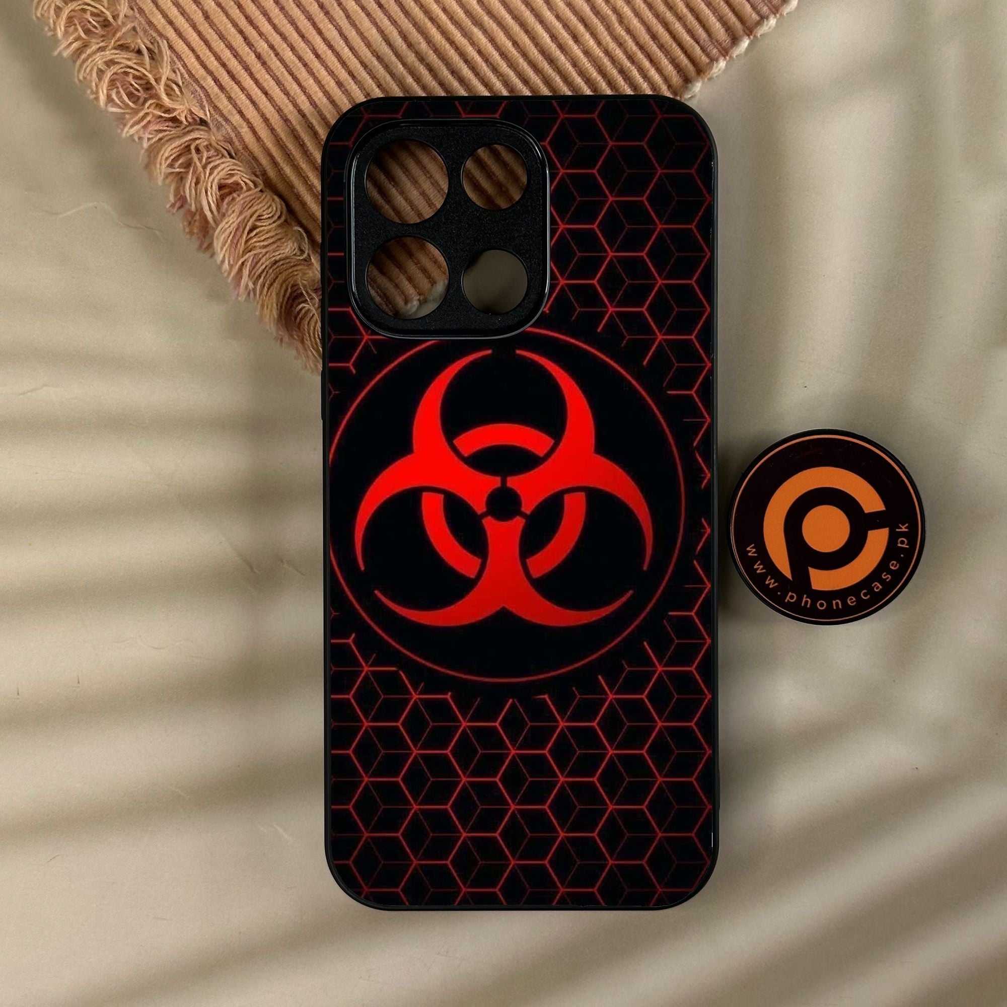 OnePlus Turbo 6 - Biohazard Design 8 - Premium Metal Printed Soft Bumper Shock Proof Case