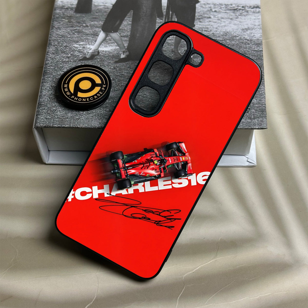 Infinix Hot 70 Pro - Formula 1 Design 2 - Premium Metal Printed Soft Bumper Shock Proof Case