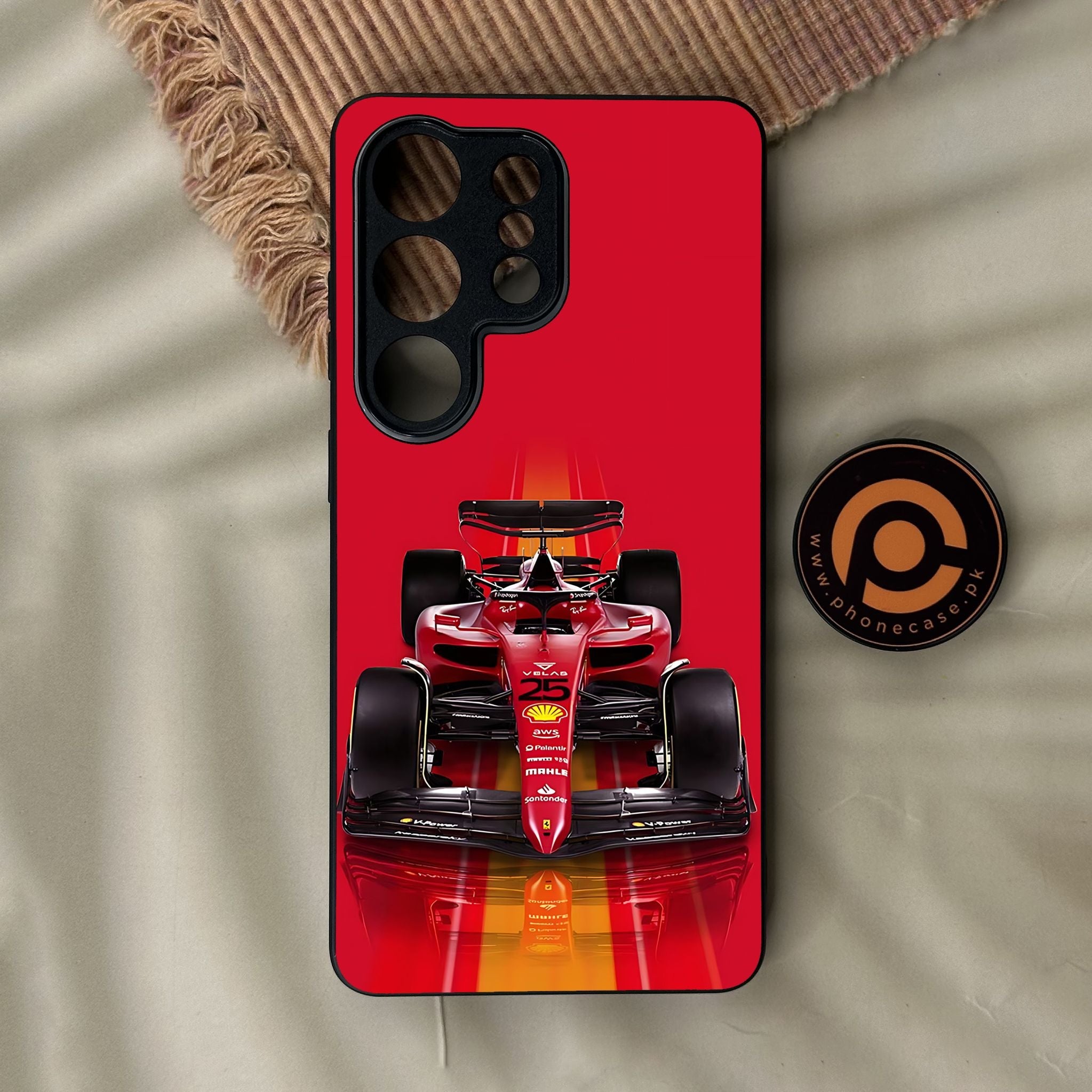Galaxy S26 Ultra - Formula 1 Design - Premium Metal Printed Soft Bumper Shock Proof Case