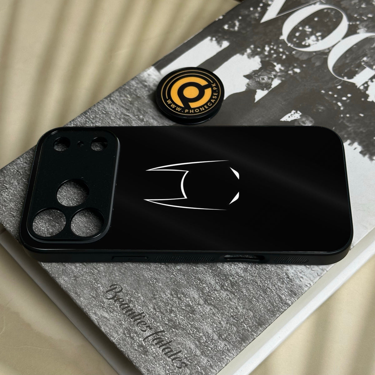 Iphone 18 Pro Max - Minimalistic Design 1 - Premium Metal Printed Soft Bumper Shock Proof Case