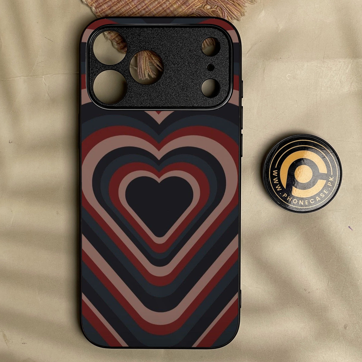 Iphone 18 Pro - Heart 2.0 Design 4 - Premium Metal Printed Soft Bumper Shock Proof Case