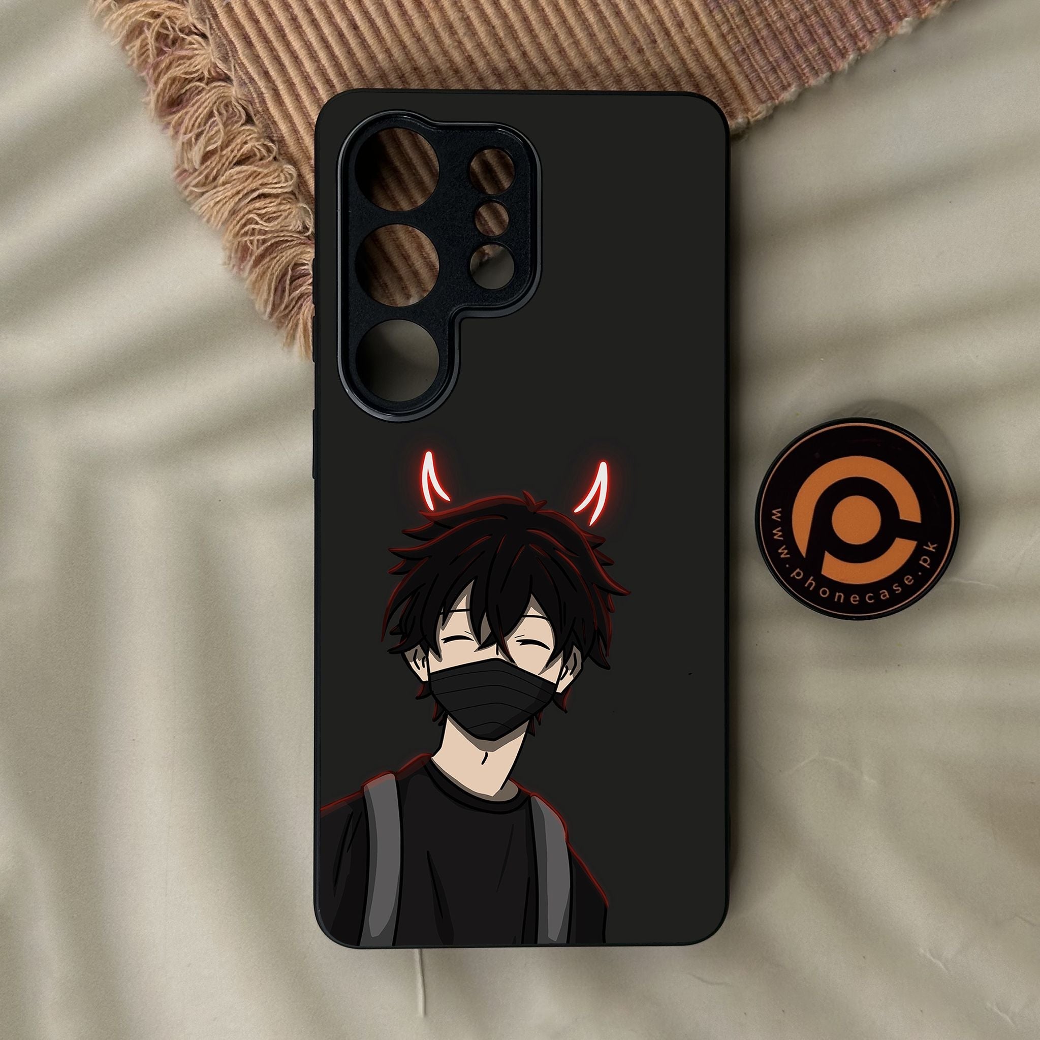 Galaxy S26 Ultra - Anime Series Design 7 - Premium Metal Printed Soft Bumper Shock Proof Case
