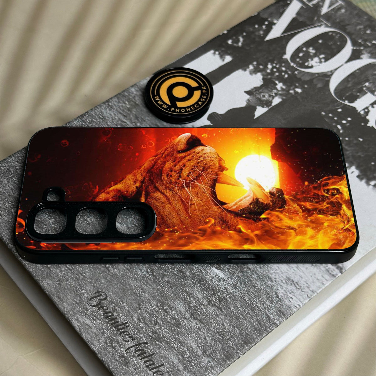 Infinix Hot 70 Pro - Tiger Design 1 - Premium Metal Printed Soft Bumper Shock Proof Case