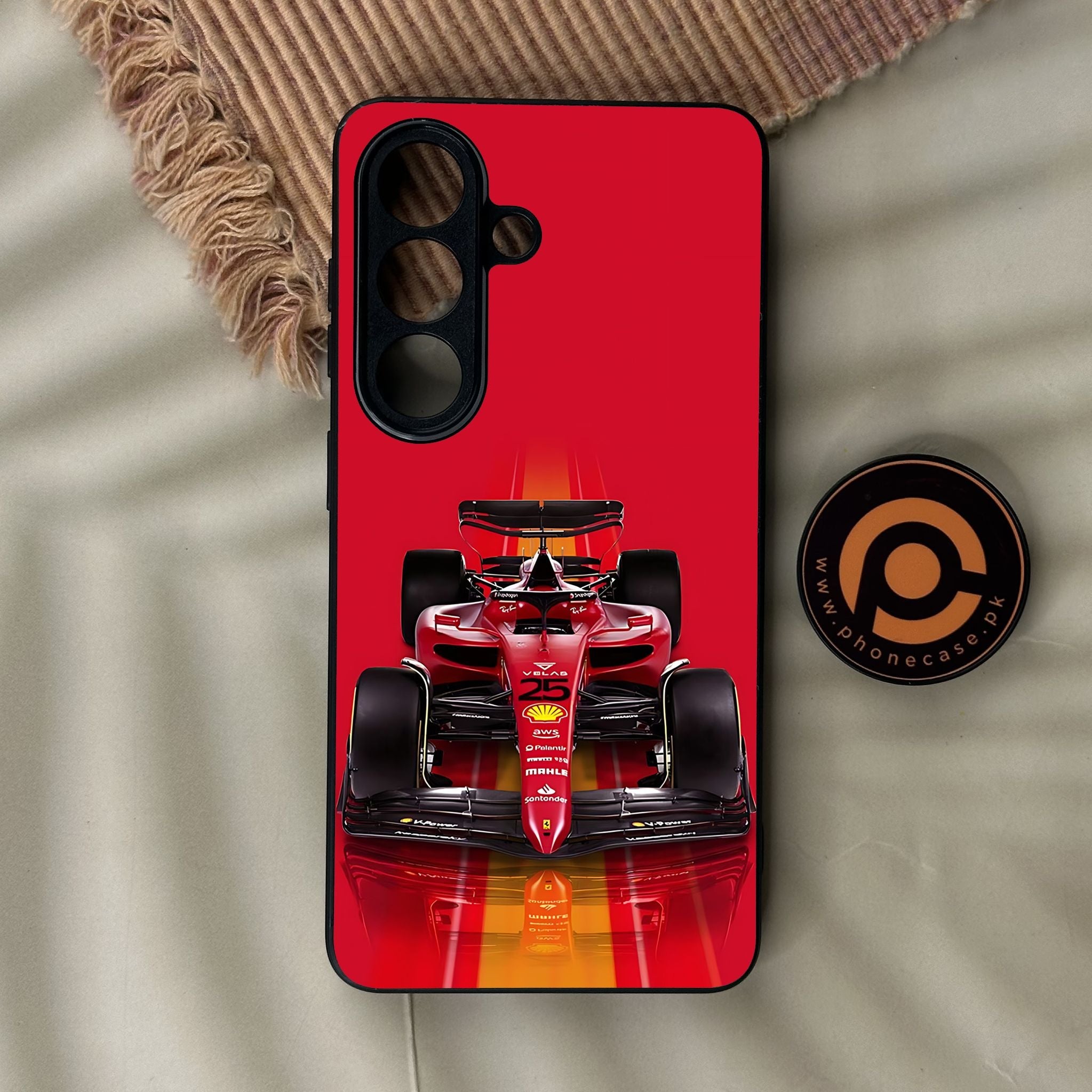 Galaxy S26 - Formula 1 Design - Premium Metal Printed Soft Bumper Shock Proof Case