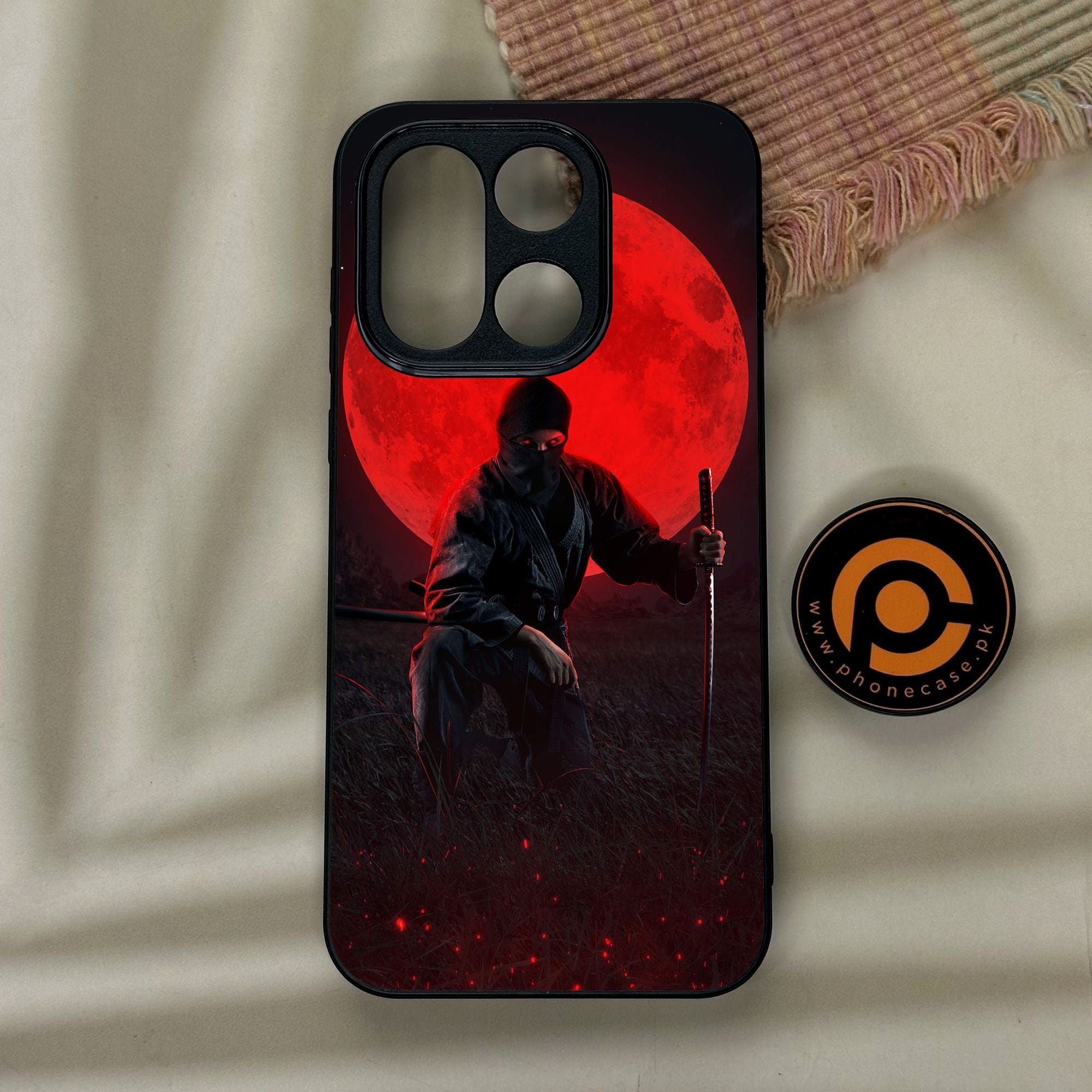 OnePlus 15 - Ninja Design 10 - Premium Metal Printed Soft Bumper Shock Proof Case