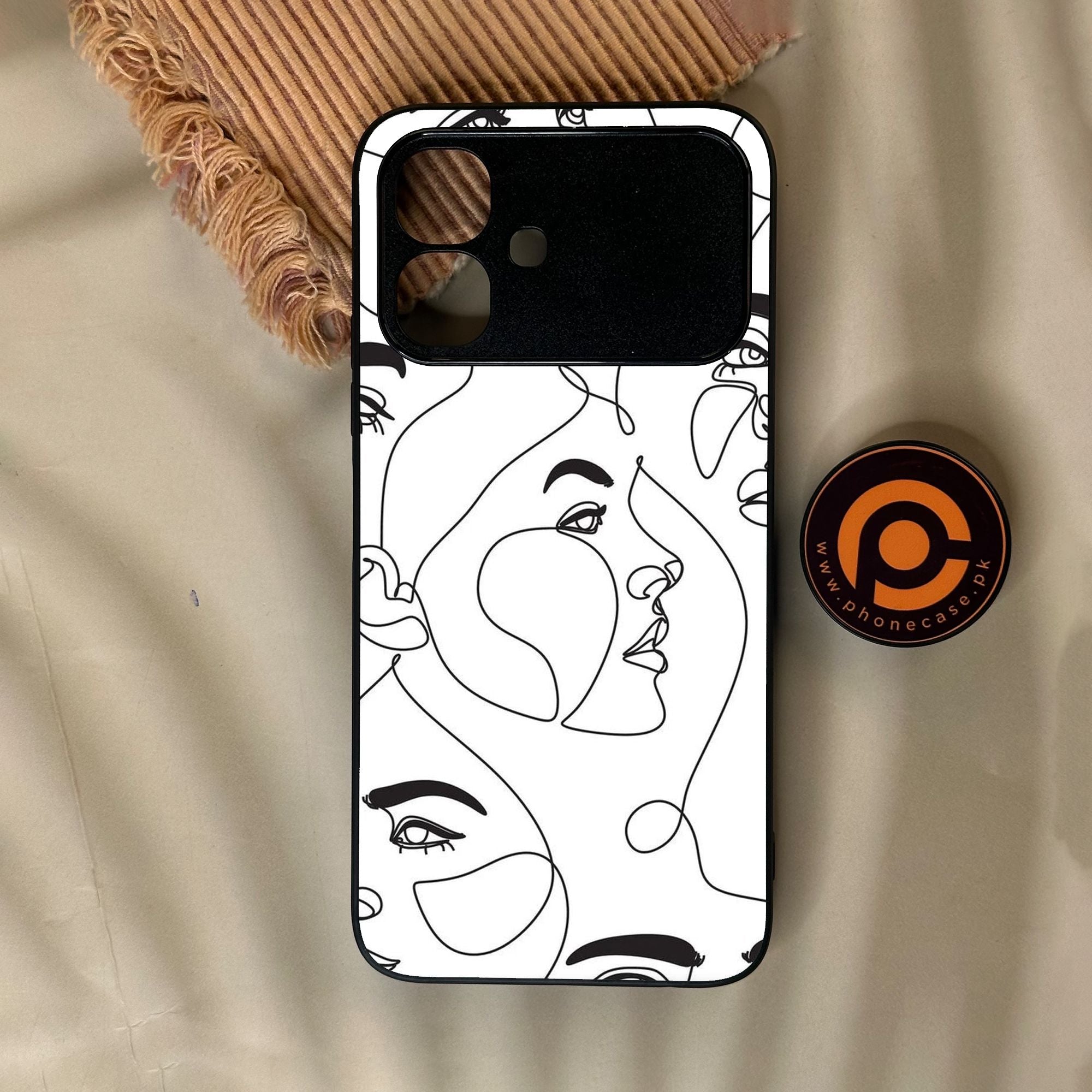 Infinix Smart 20 - Girls Design 7 - Premium Metal Printed Soft Bumper Shock Proof Case