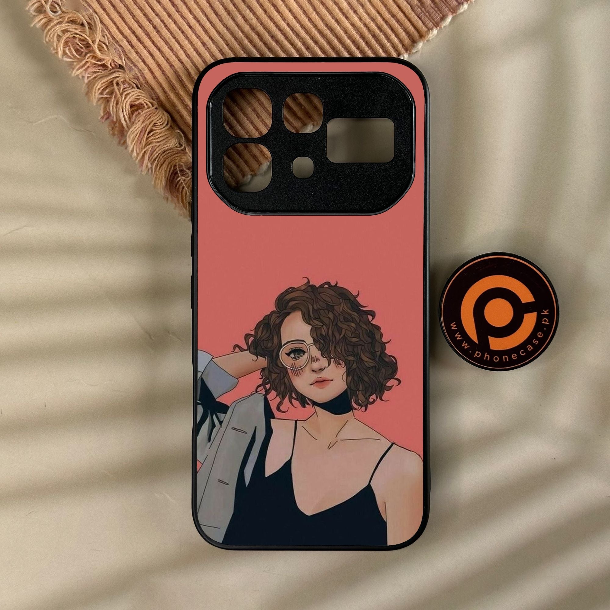 Infinix Note 60 - Anime Girls Design 6 - Premium Metal Printed Soft Bumper Shock Proof Case