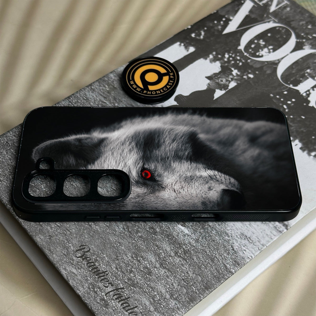 Infinix Hot 70 Pro - Wolf Design 10 - Premium Metal Printed Soft Bumper Shock Proof Case