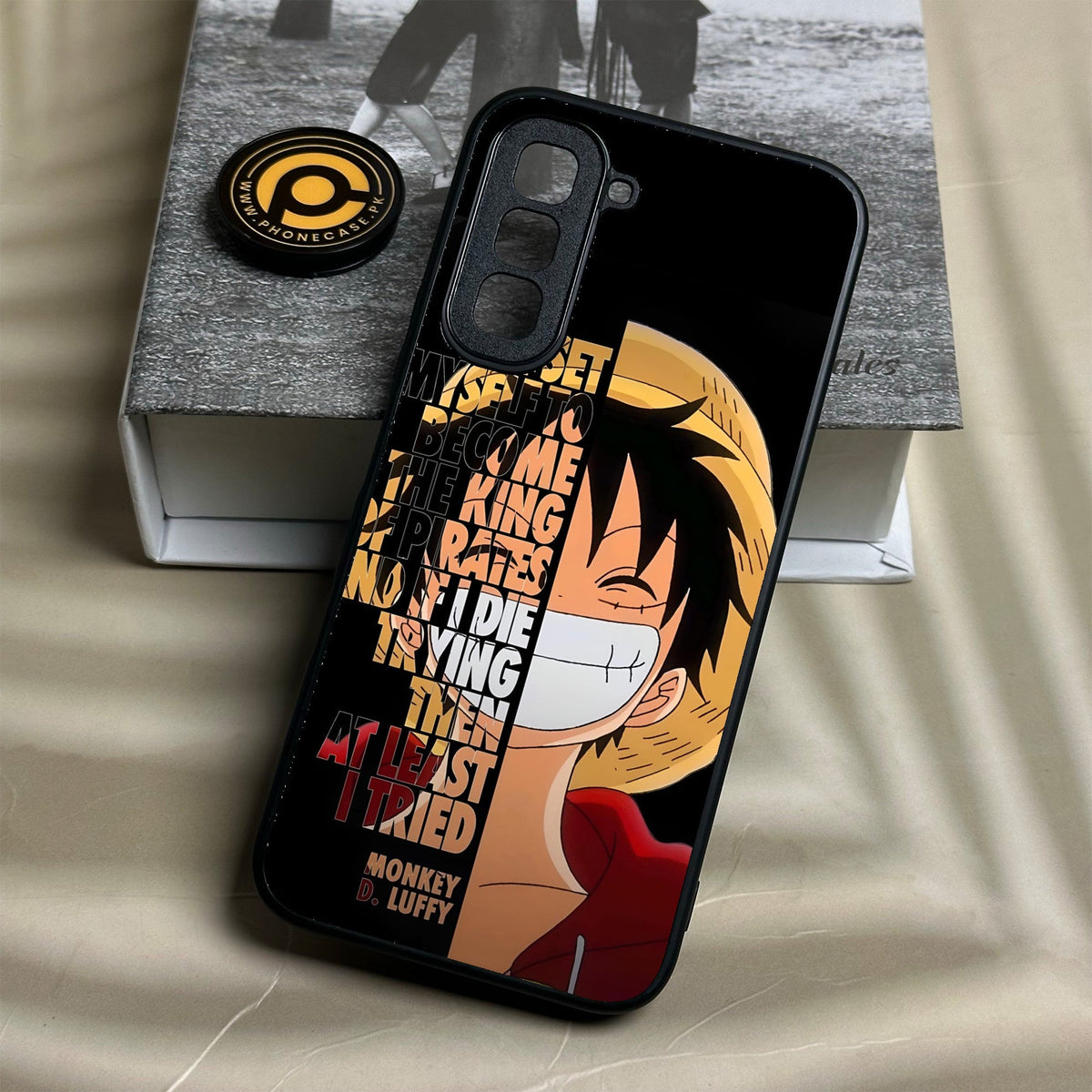 Infinix Hot 70 - Anime - Premium Metal Printed Soft Bumper Shock Proof Case