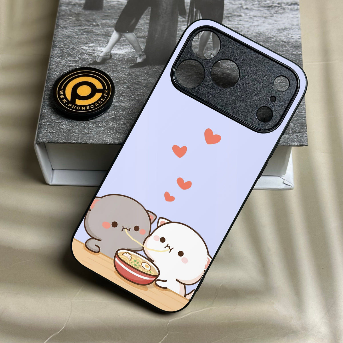 Iphone 18 Pro Max - Cute Bubu Dudu Design 10 - Premium Metal Printed Soft Bumper Shock Proof Case