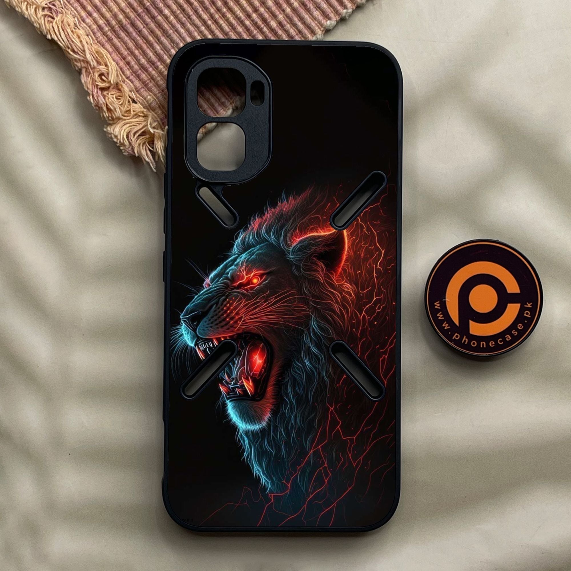 Infinix GT 50 Pro - Tiger 2.0 Design 6 - Premium Metal Printed Soft Bumper Shock Proof Case